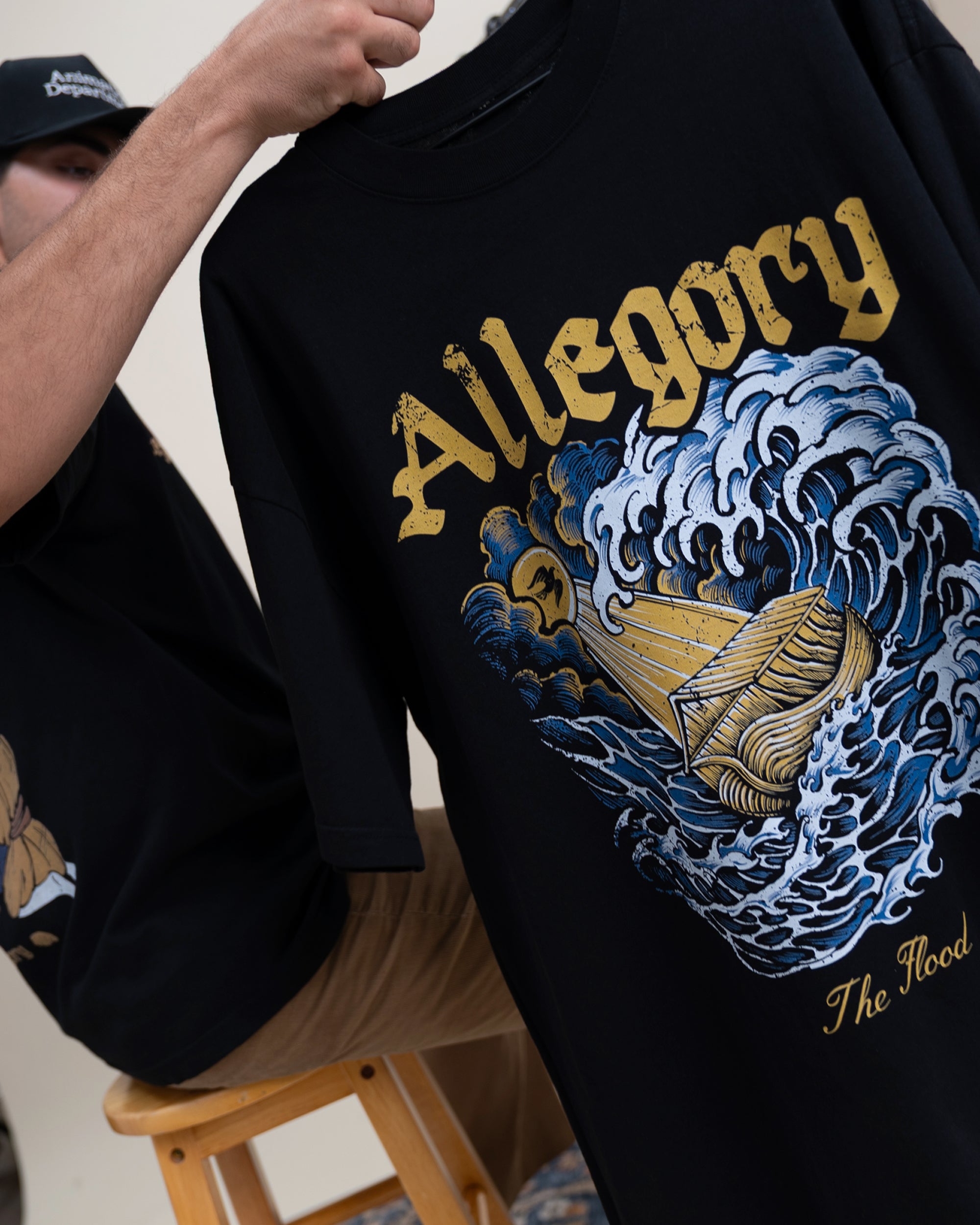 The Flood Tee / Black-5