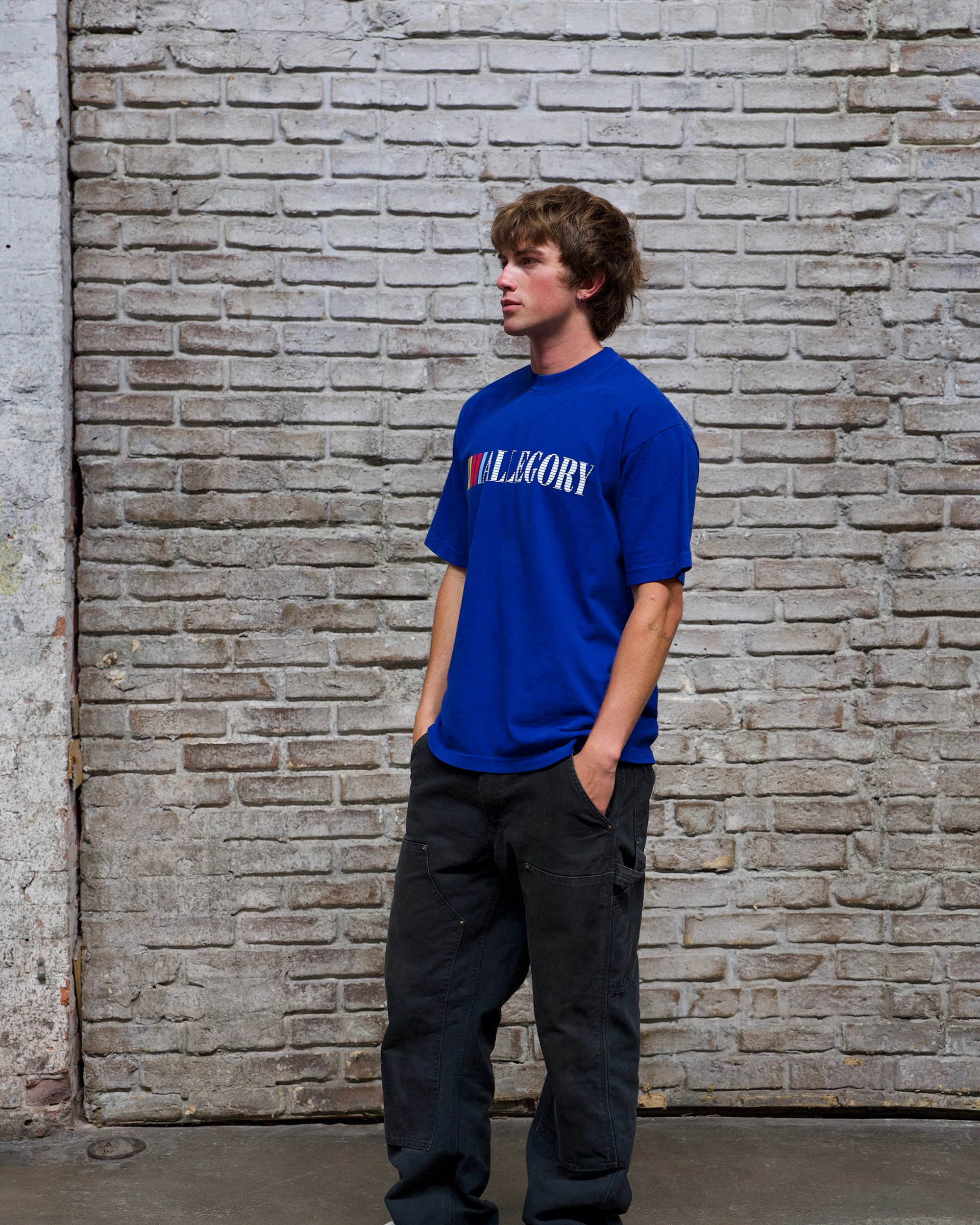 Pit Crew L027 Emblem Tee / Blue-7