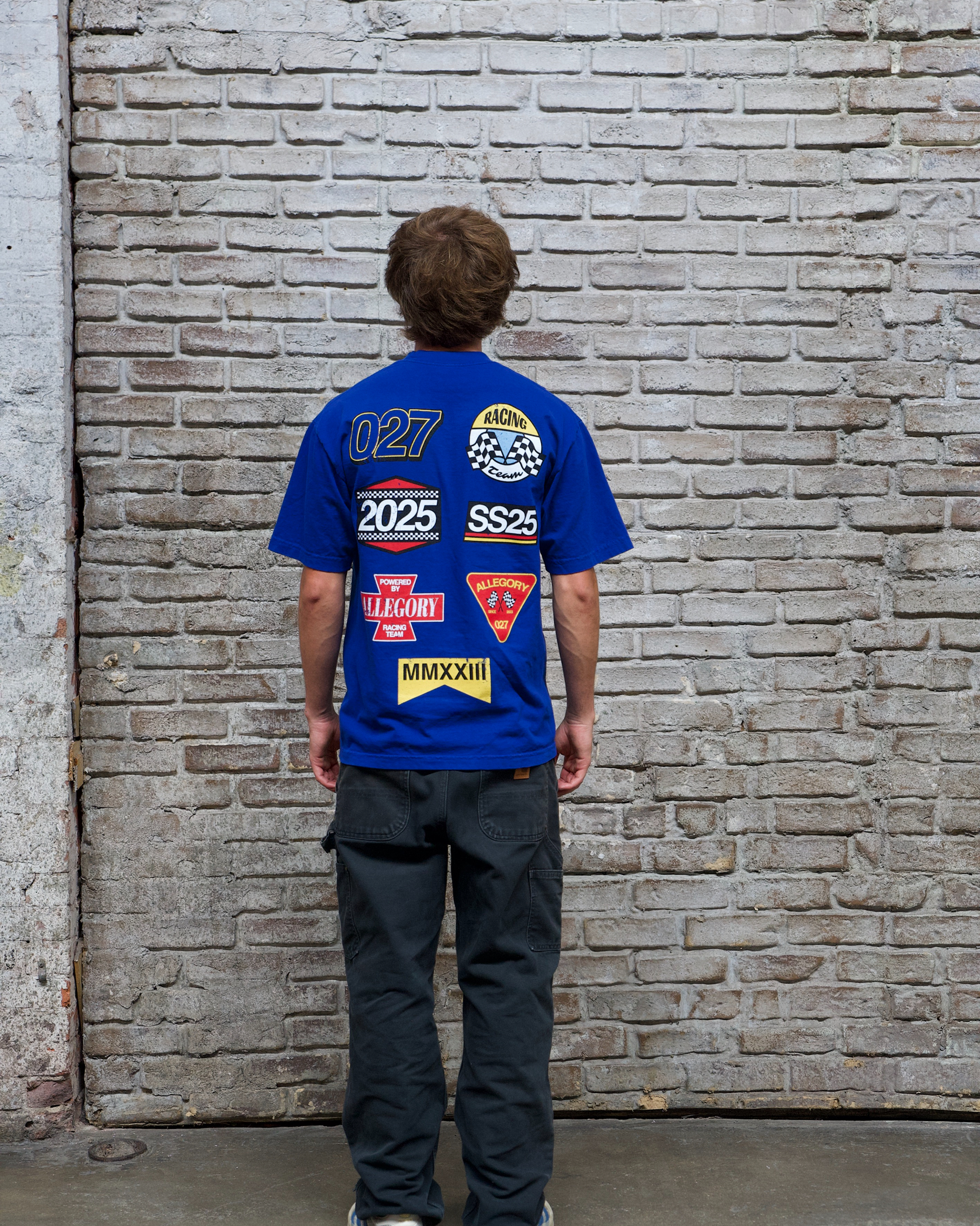 Pit Crew L027 Emblem Tee / Blue-5
