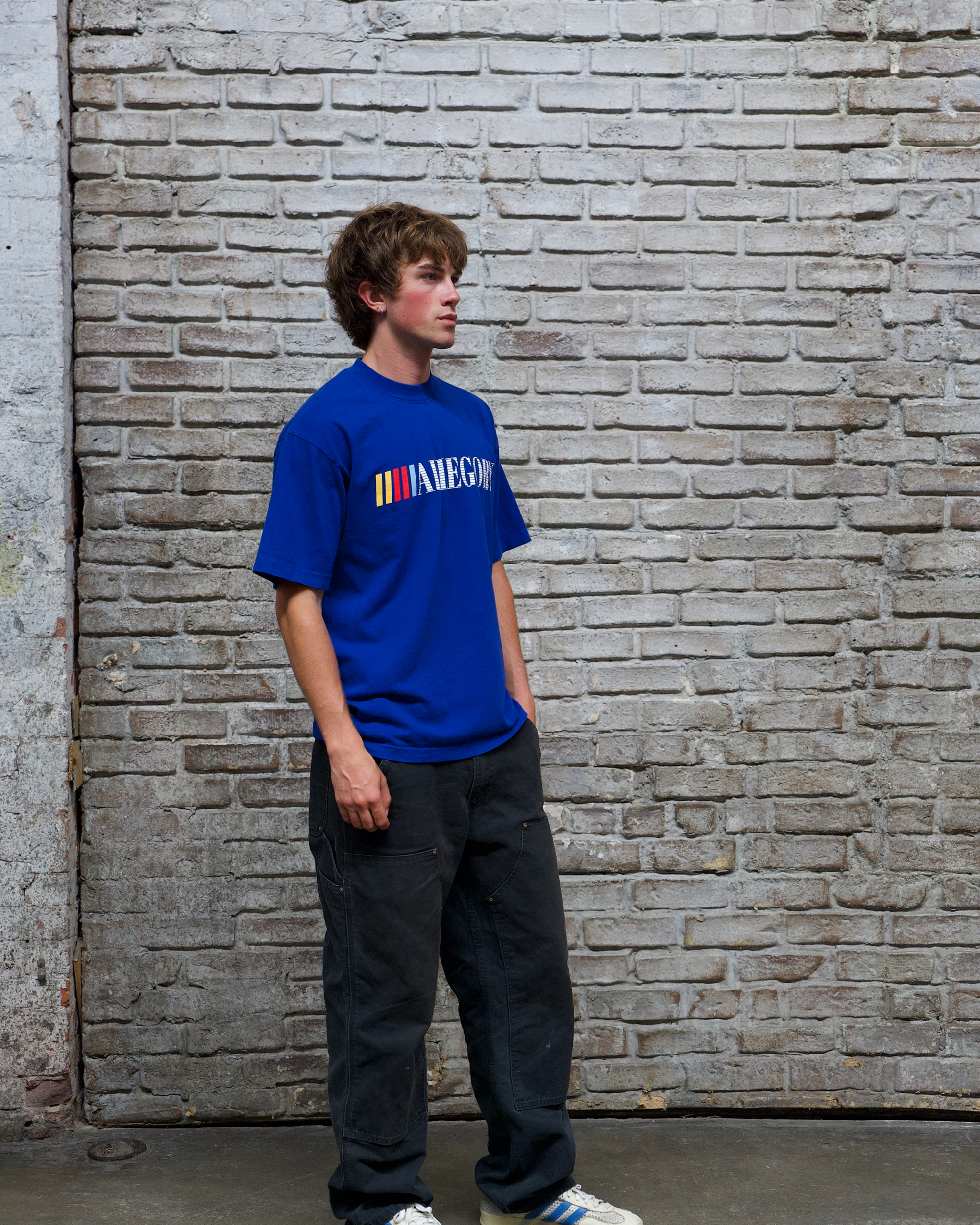 Pit Crew L027 Emblem Tee / Blue-8