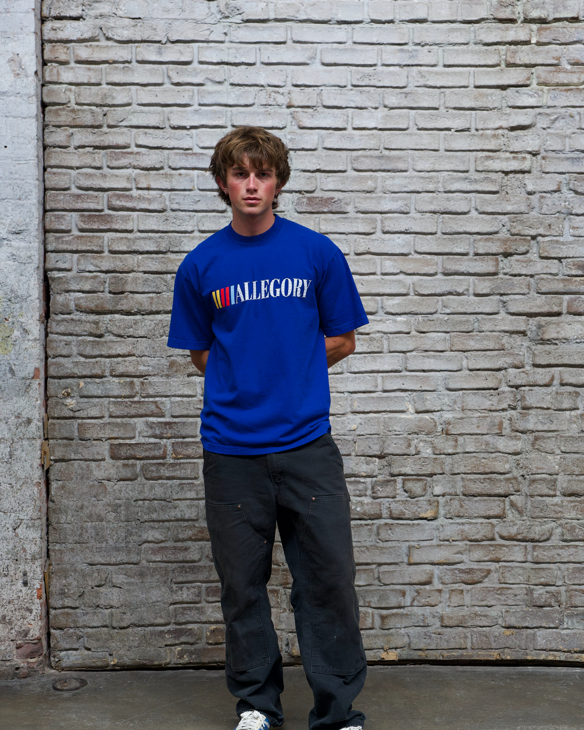 Pit Crew L027 Emblem Tee / Blue-6