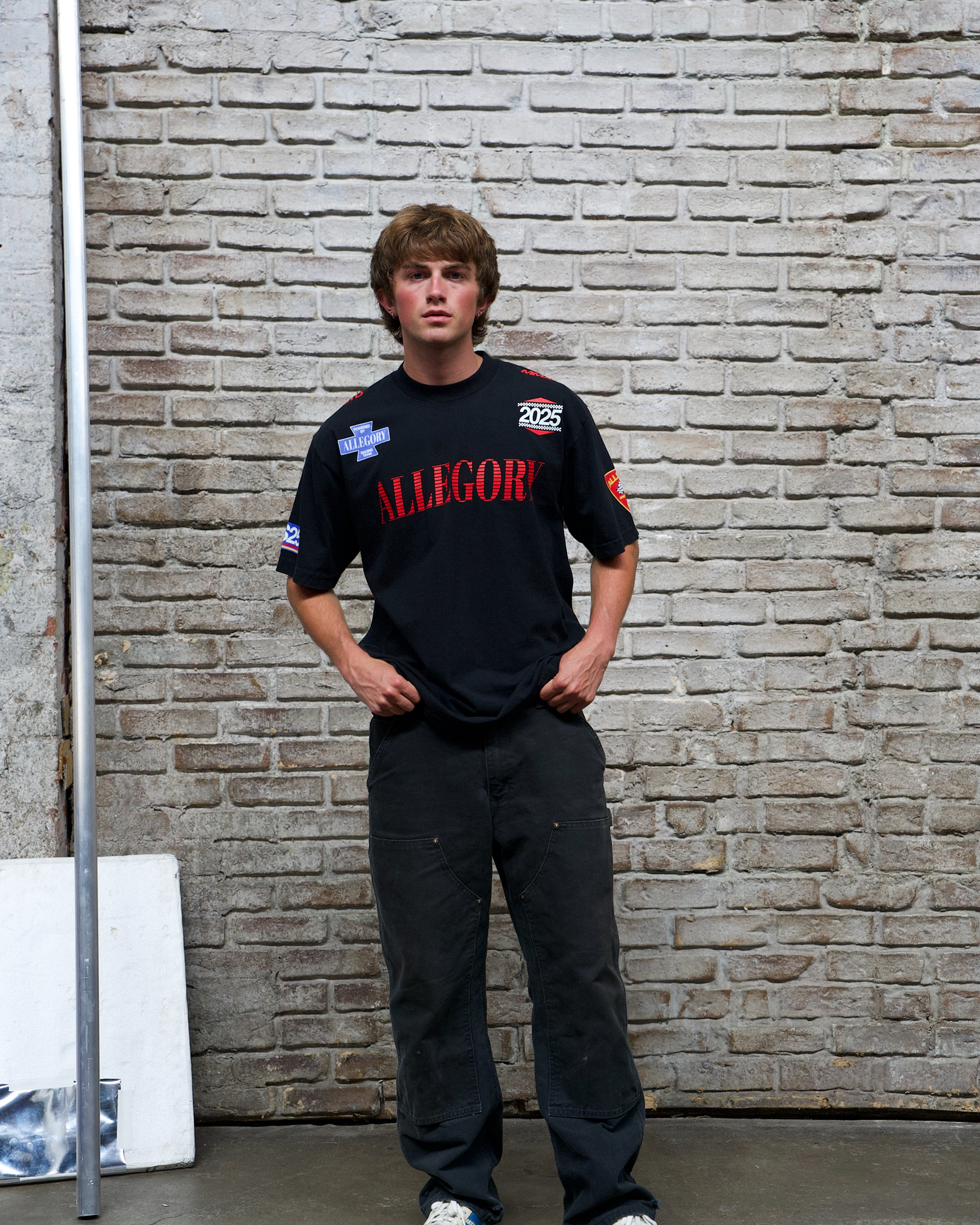 Pit Crew L027 Emblem Tee / Black-3