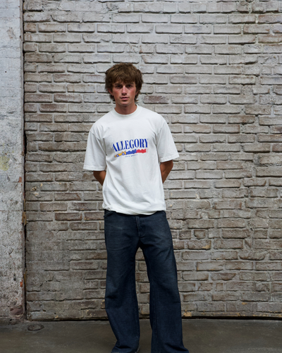 Allegory Gradient Car Tee / Off White