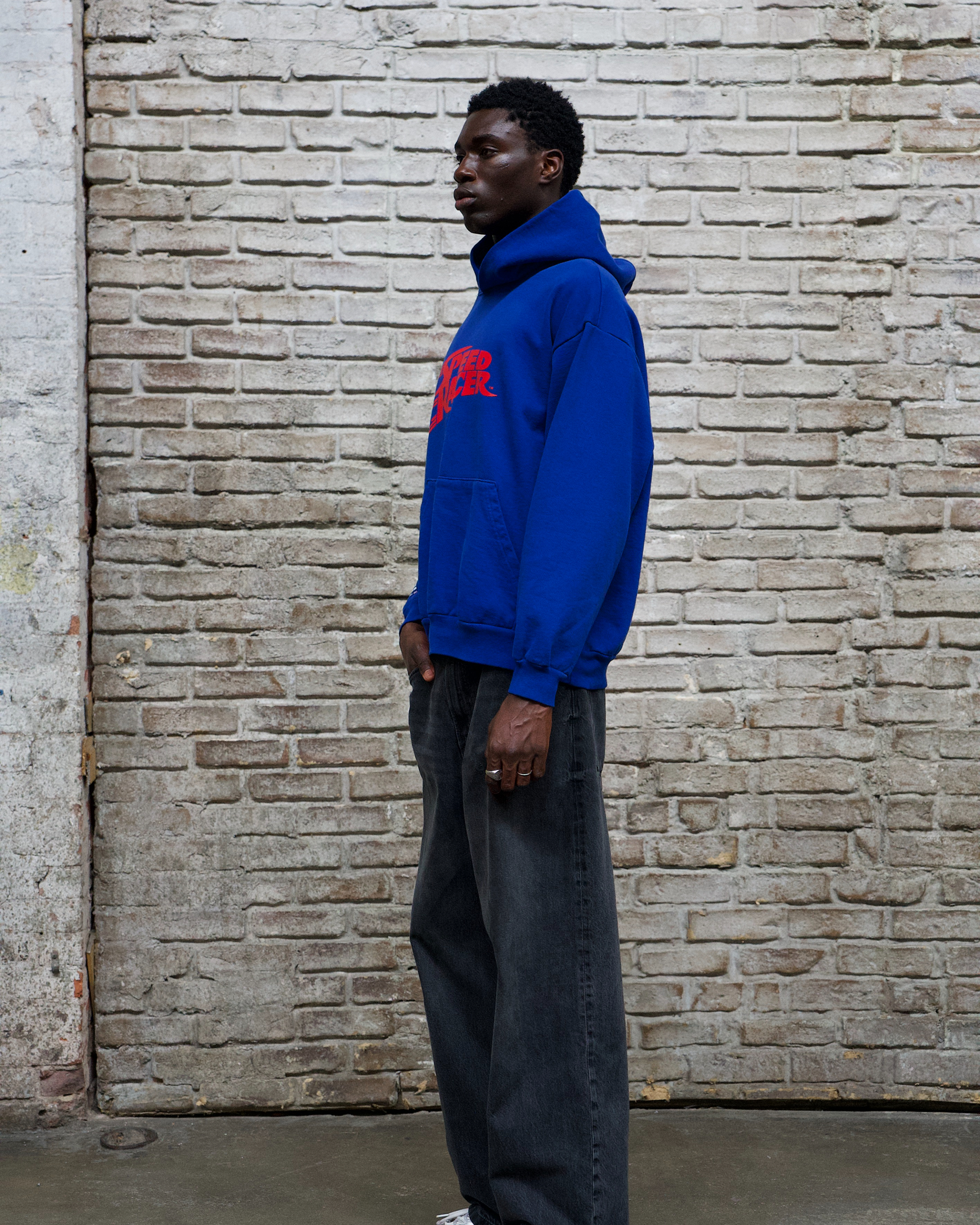 Go Speed Go! For Speed Racer™ Hoodie / Royal Blue-8