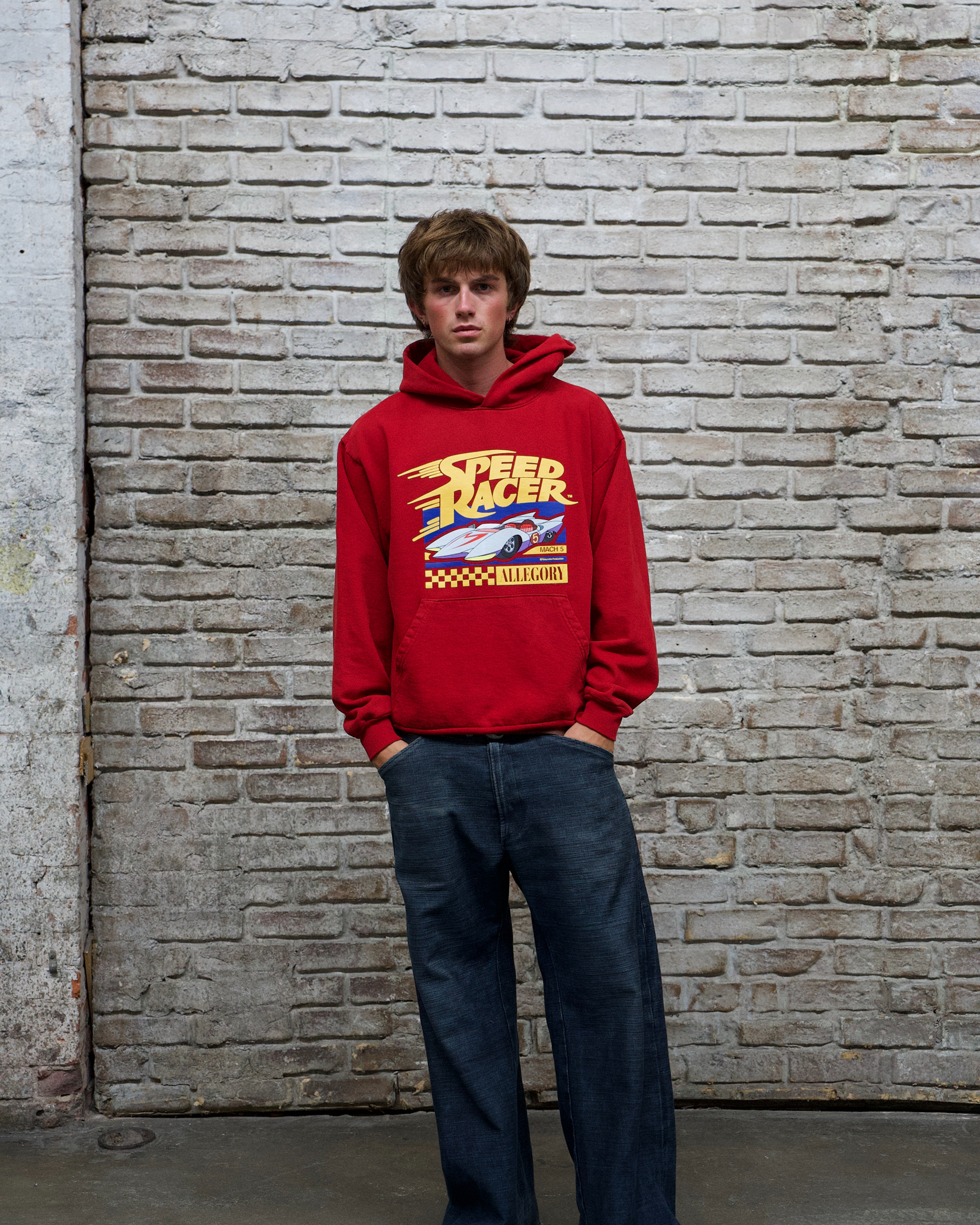 Mach 5 For Speed Racer™ Speed Hoodie / Red-4