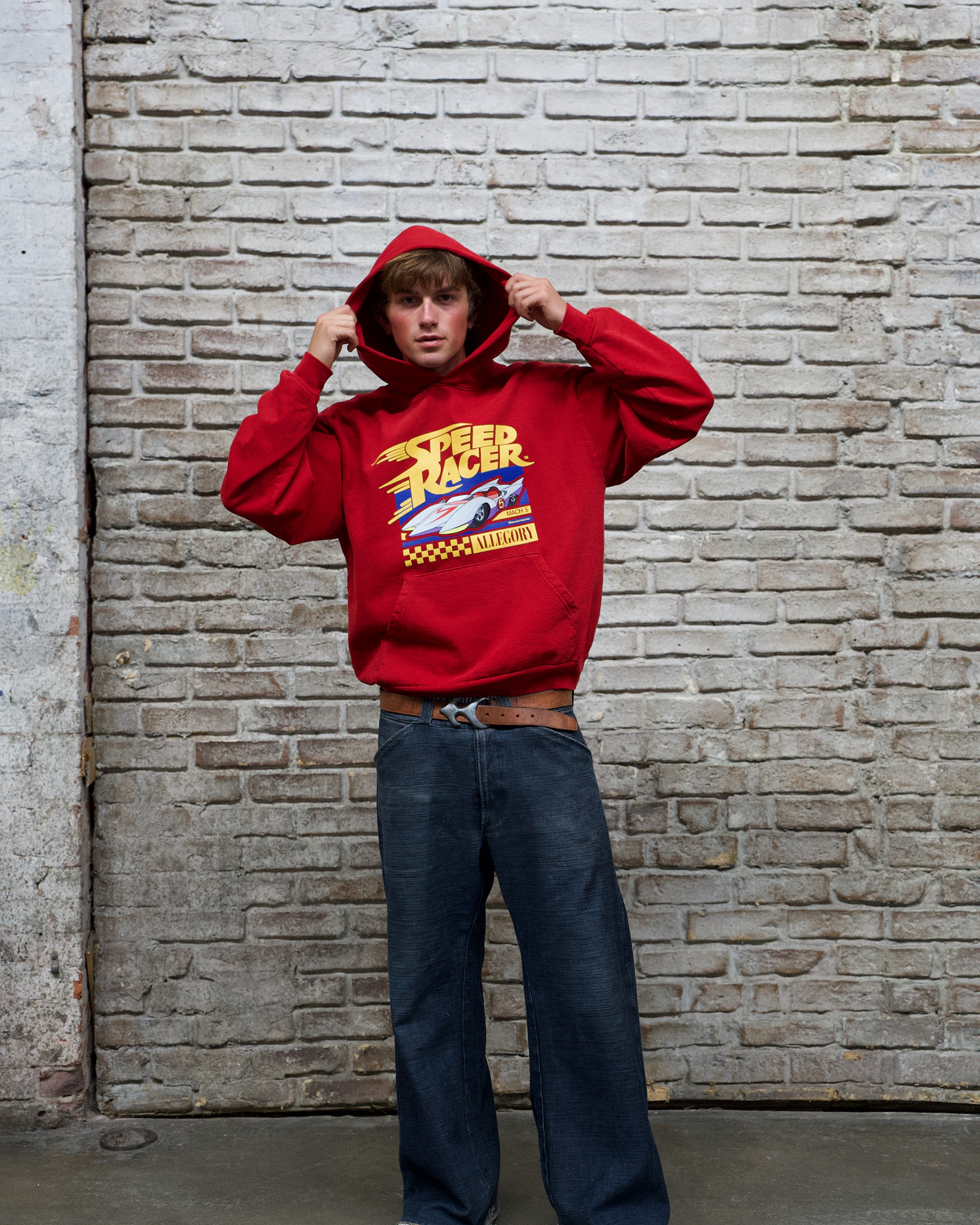 Mach 5 For Speed Racer™ Speed Hoodie / Red-5