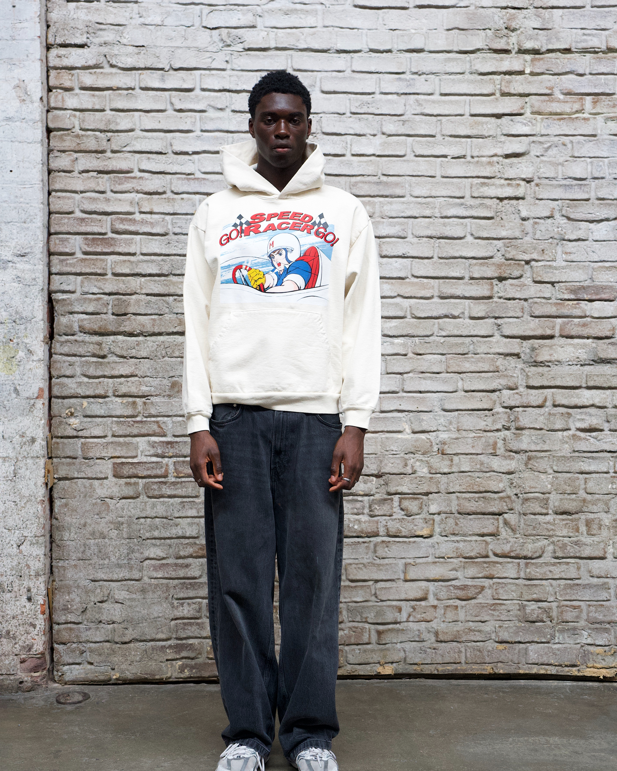 Classic Go! Racer Go! For Speed Racer™ Hoodie / Off White-4