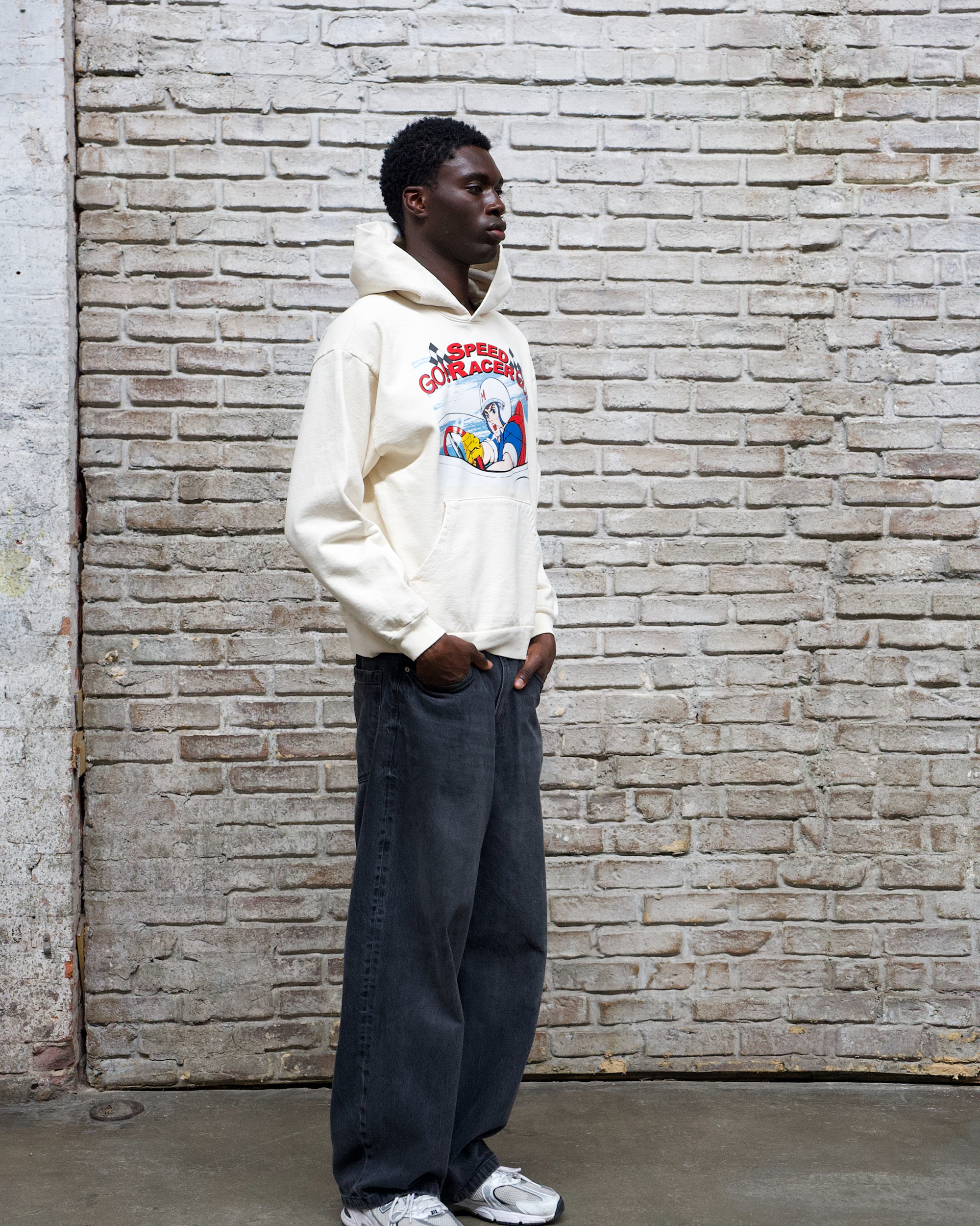 Classic Go! Racer Go! For Speed Racer™ Hoodie / Off White-6