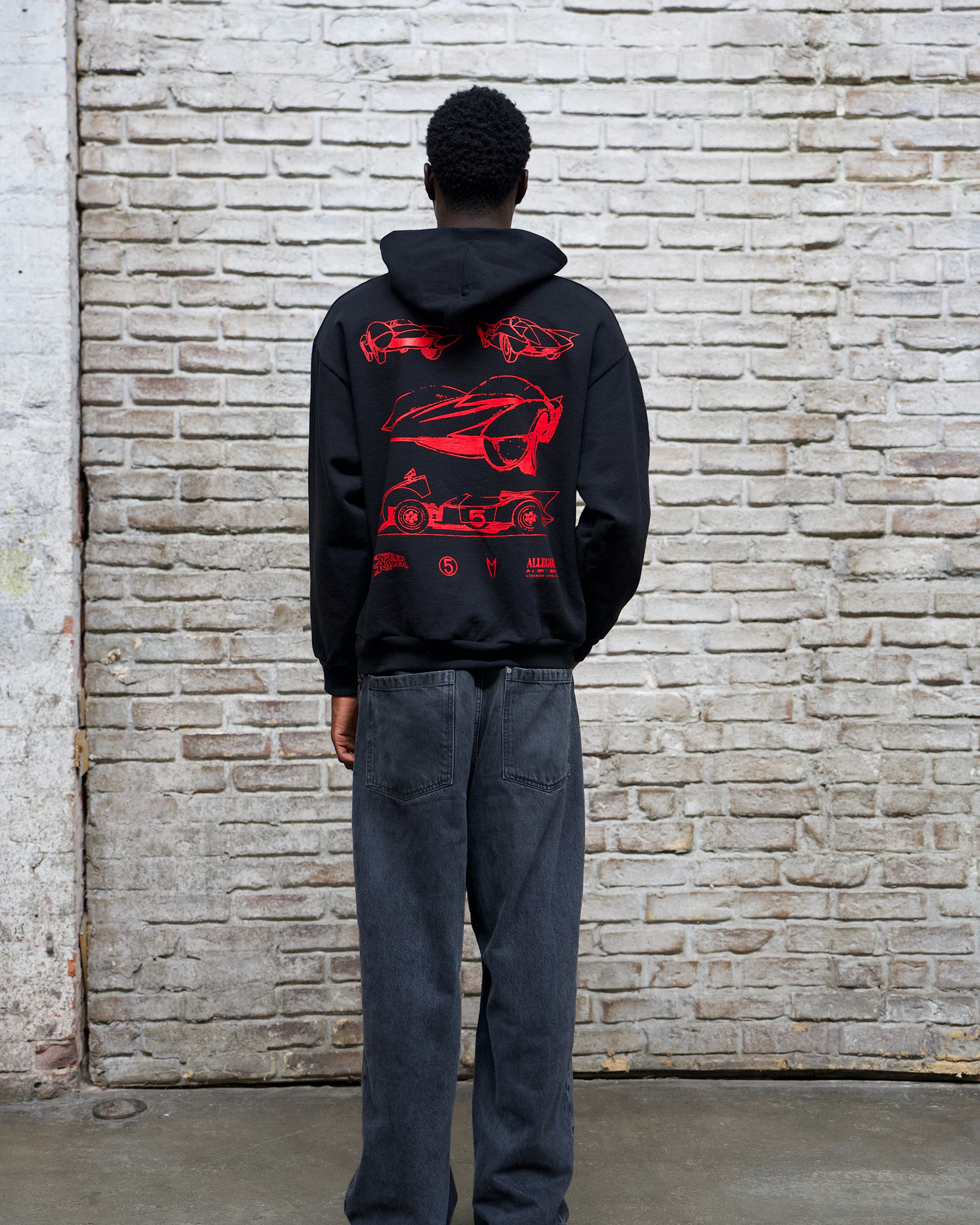 Mach 5 Sketches For Speed Racer™ Hoodie / Black-6