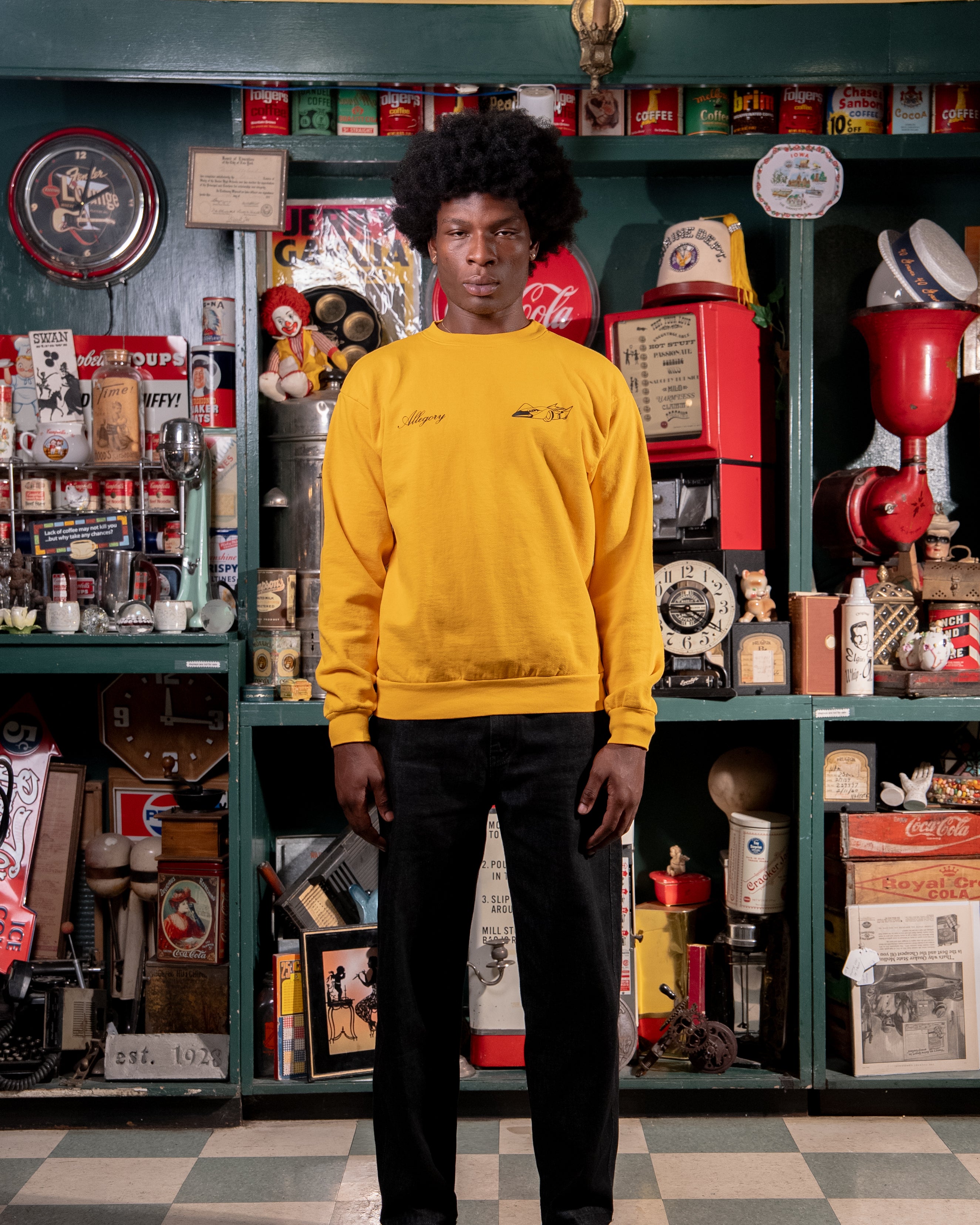 Shooting Star For Speed Racer™ Crewneck / Vibrant Yellow-5