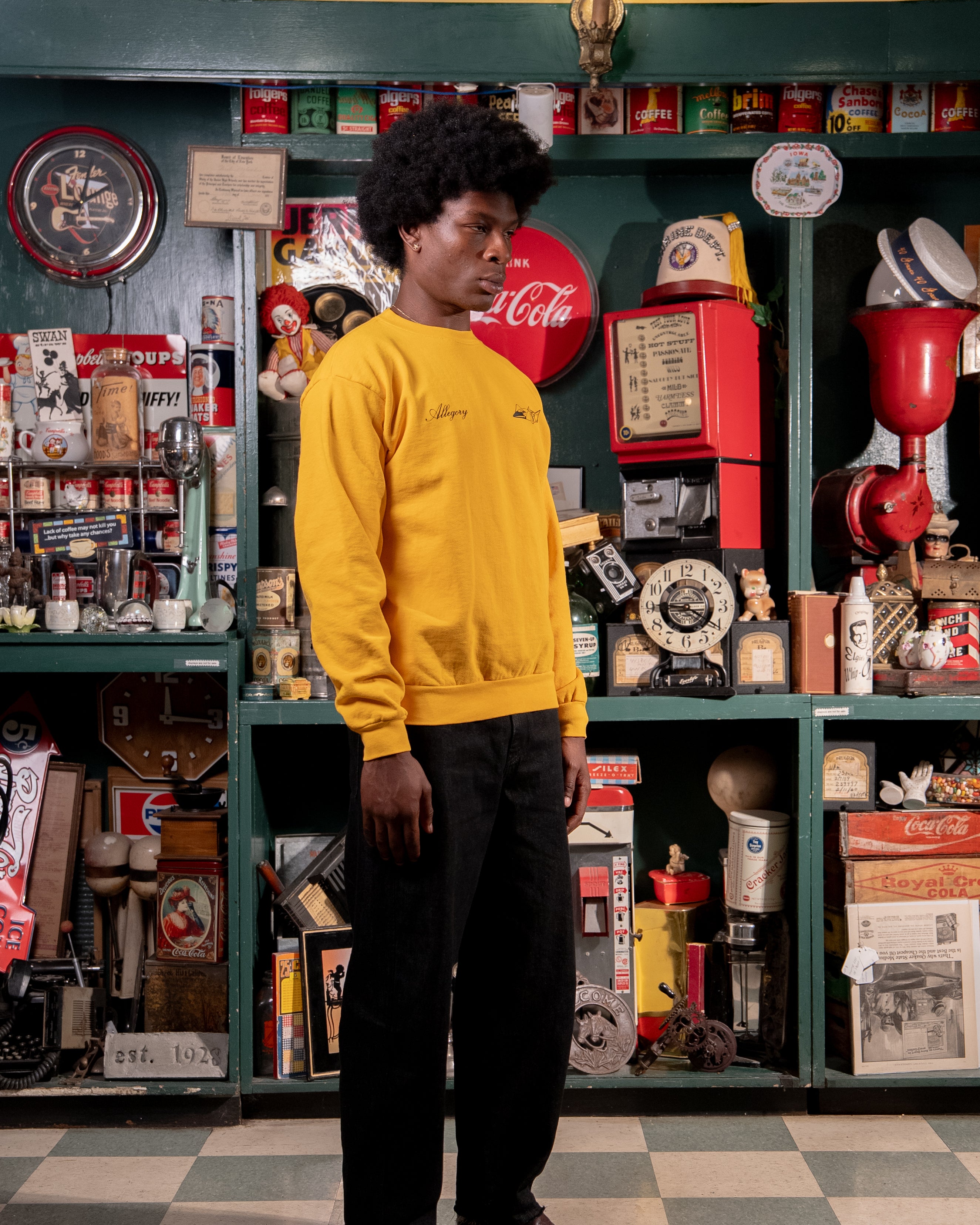 Shooting Star For Speed Racer™ Crewneck / Vibrant Yellow-6