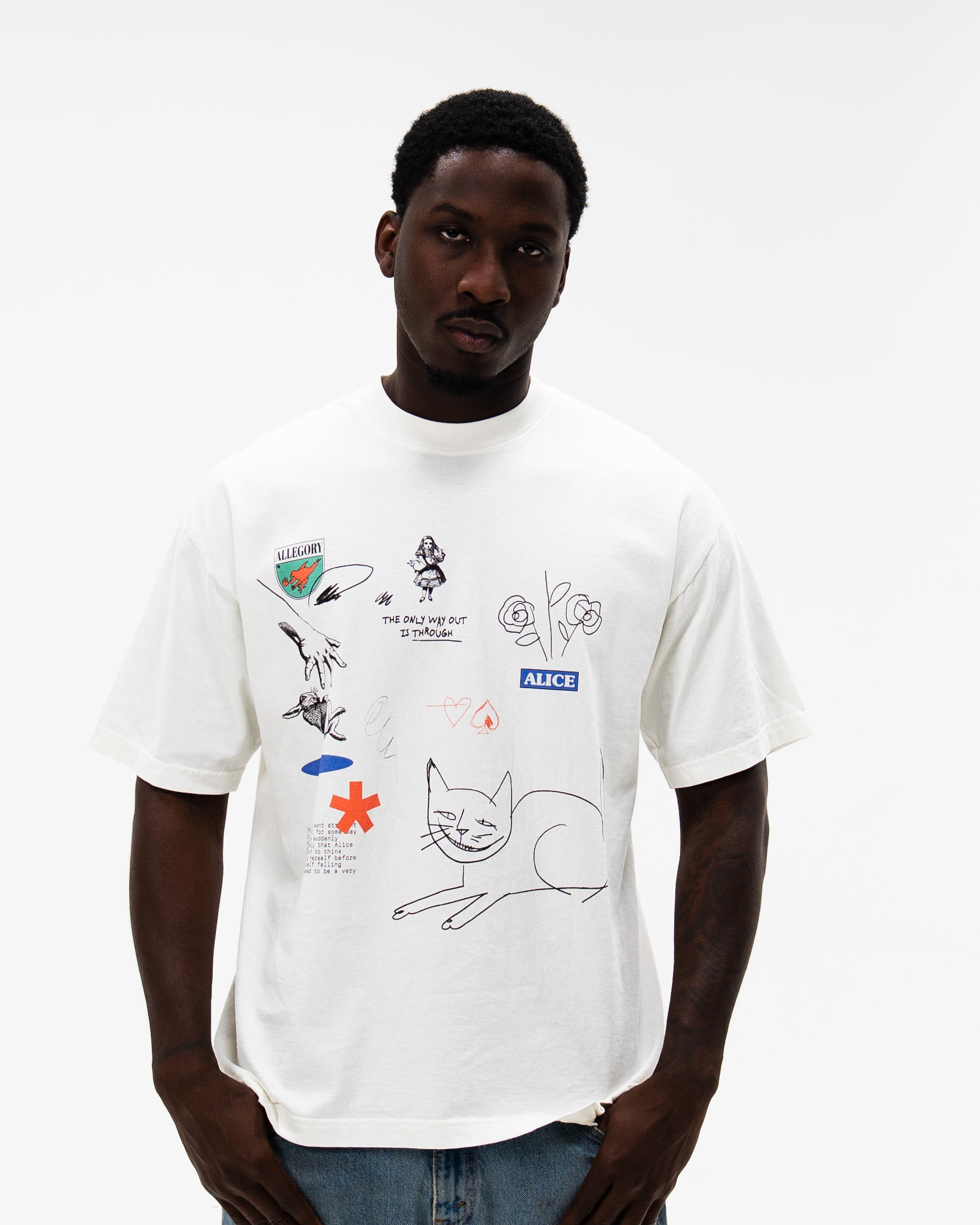 Rabbit Hole Tee / Off White-6