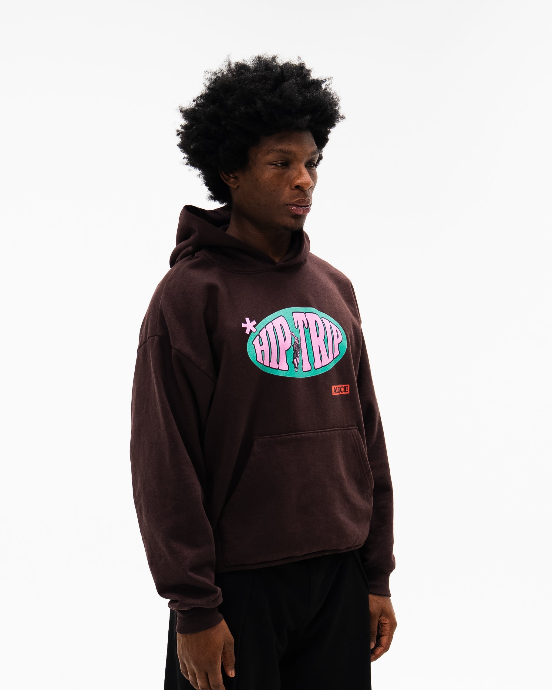 Hip Trip Hoodie / Brown-4