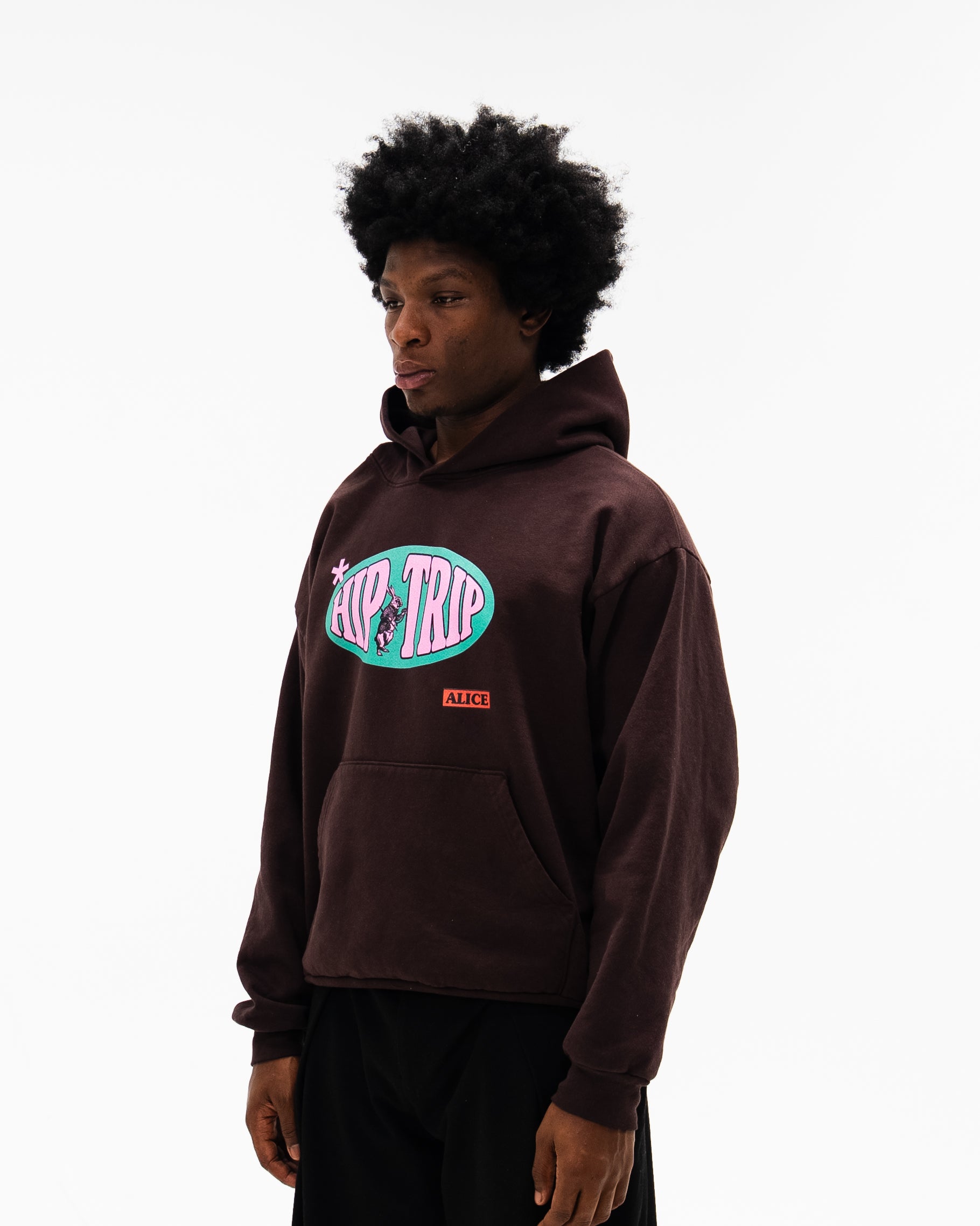 Hip Trip Hoodie / Brown-5