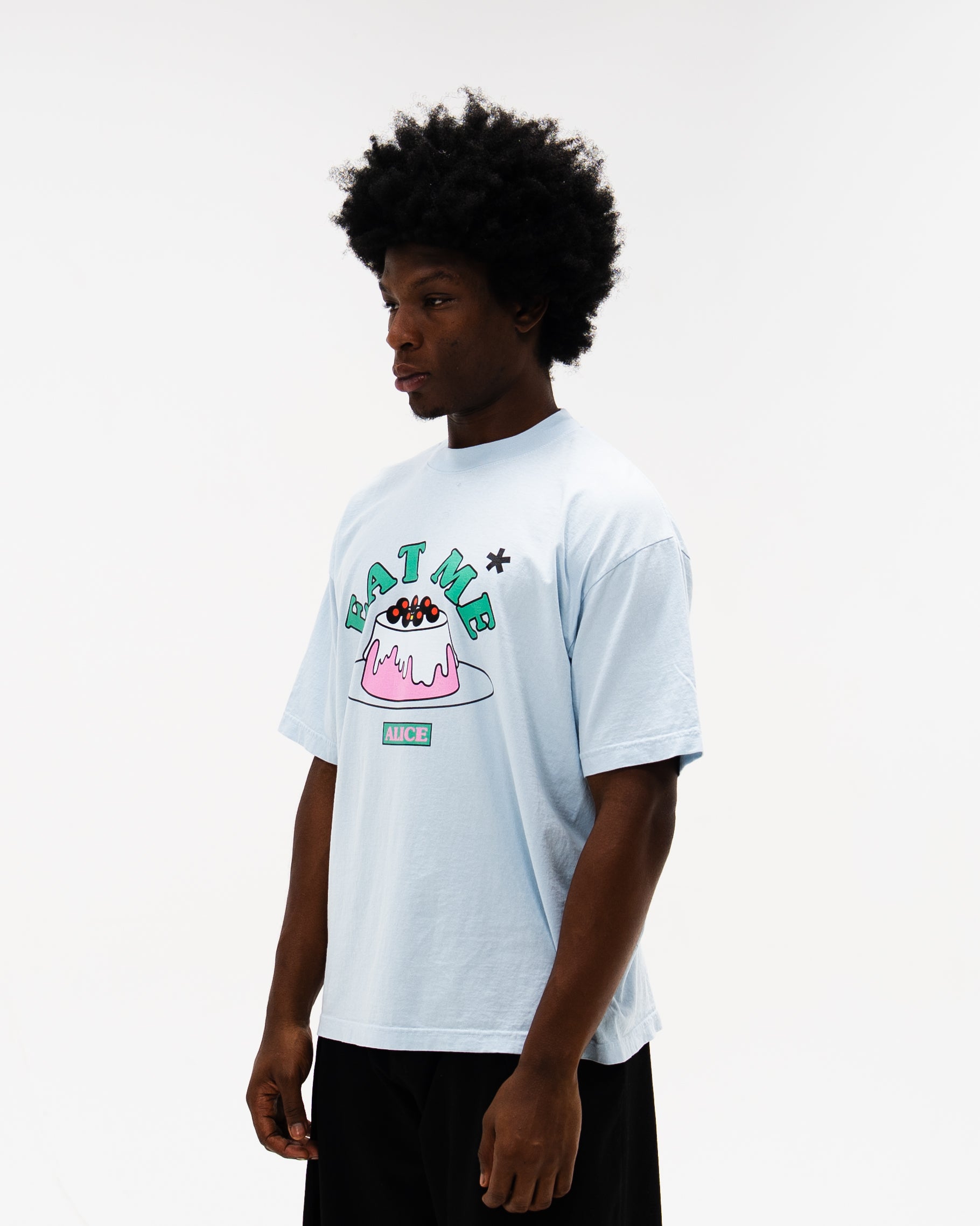 Eat Me Tee / Cloud Blue-5