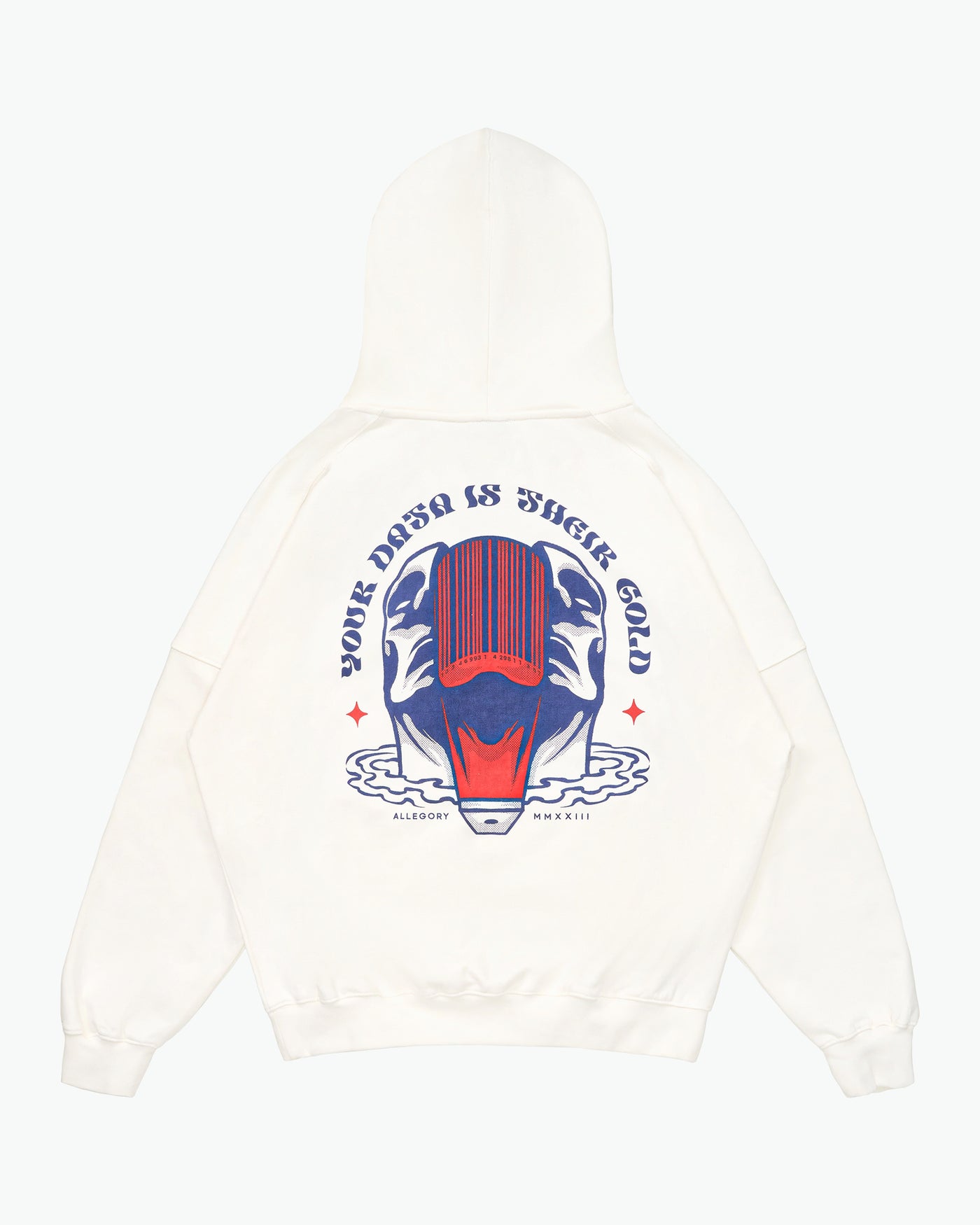 Data Mining Heavyweight Hoodie / White