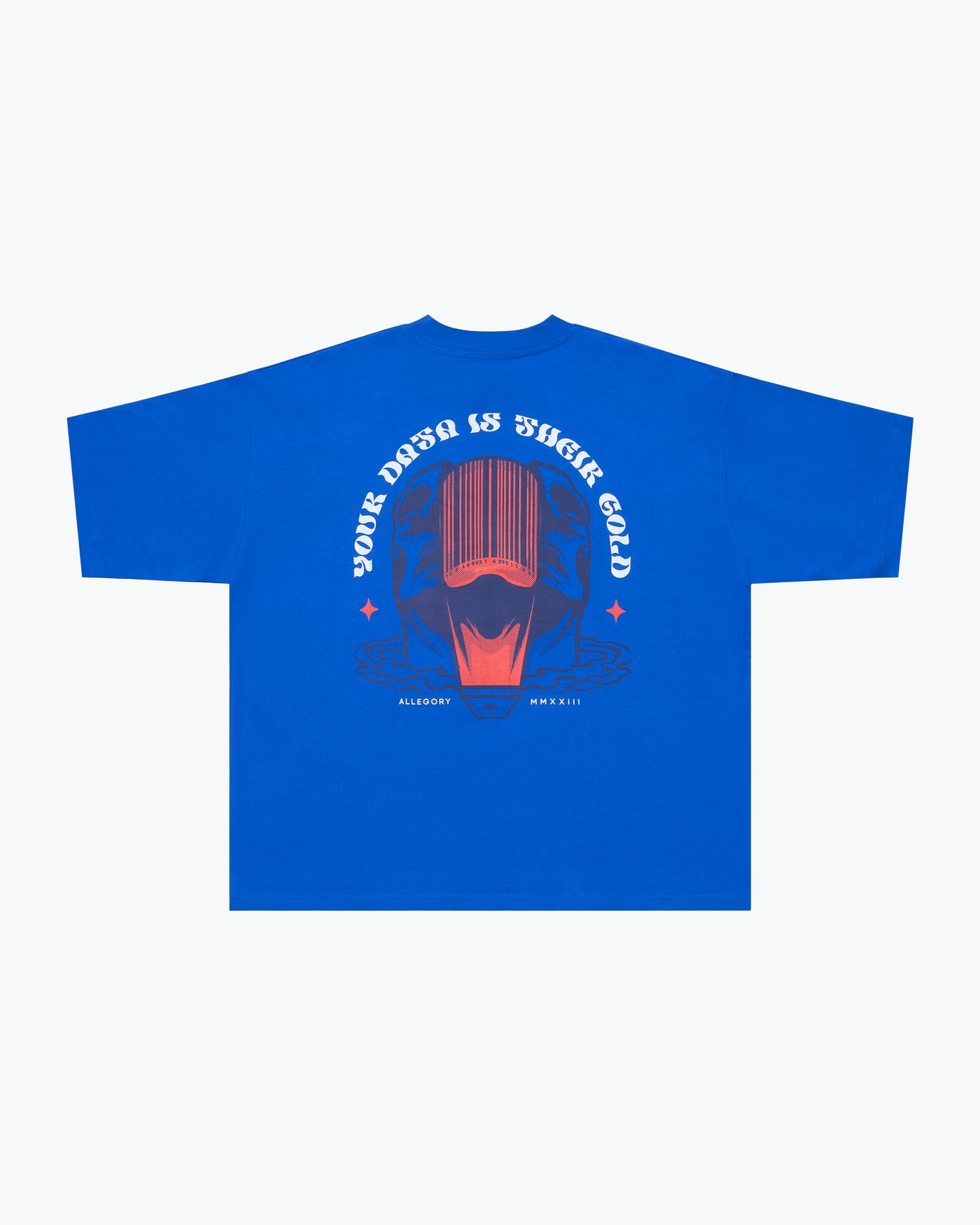 Data Mining Heavyweight Tee / Blue