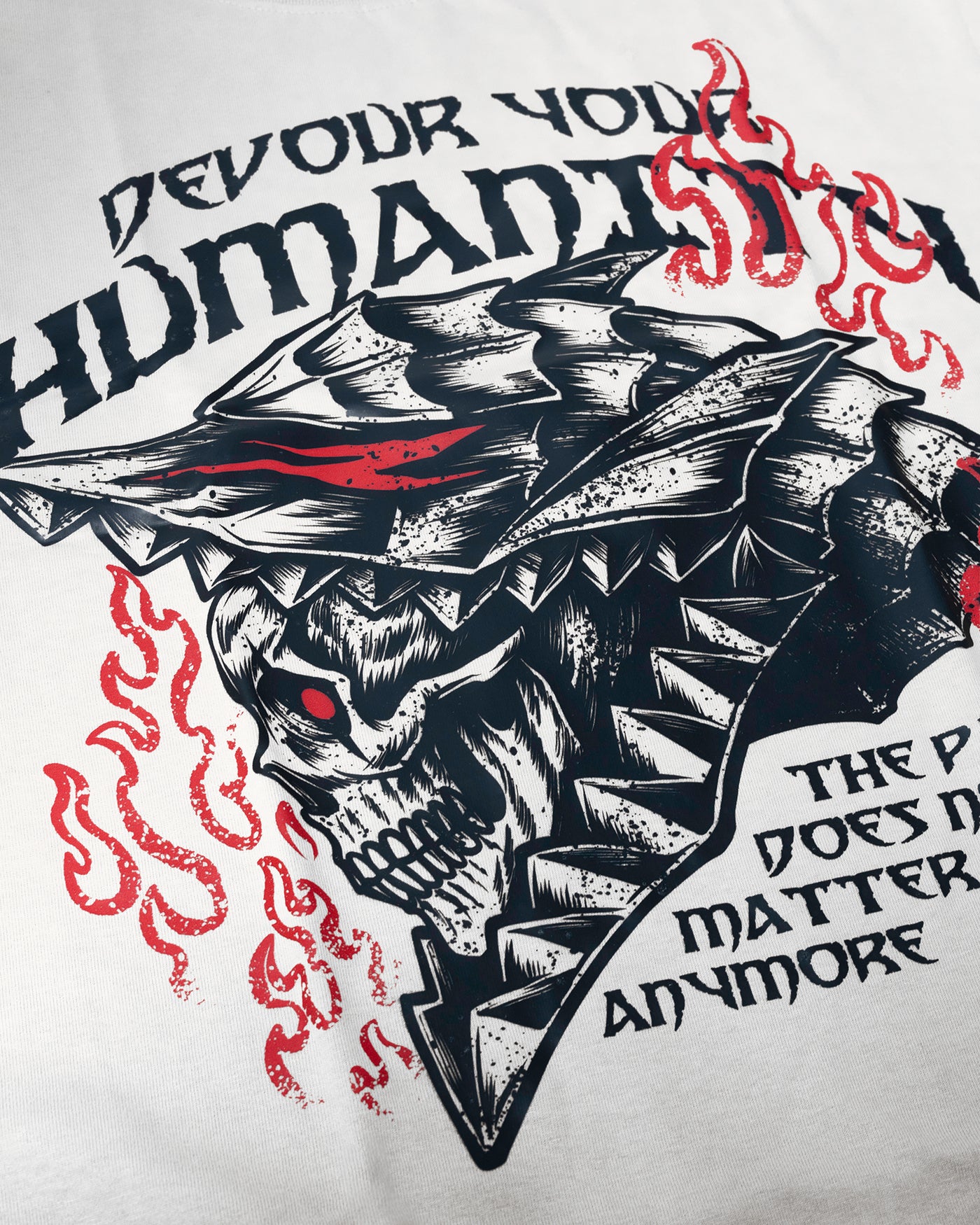 Devour Your Humanity Tee / White