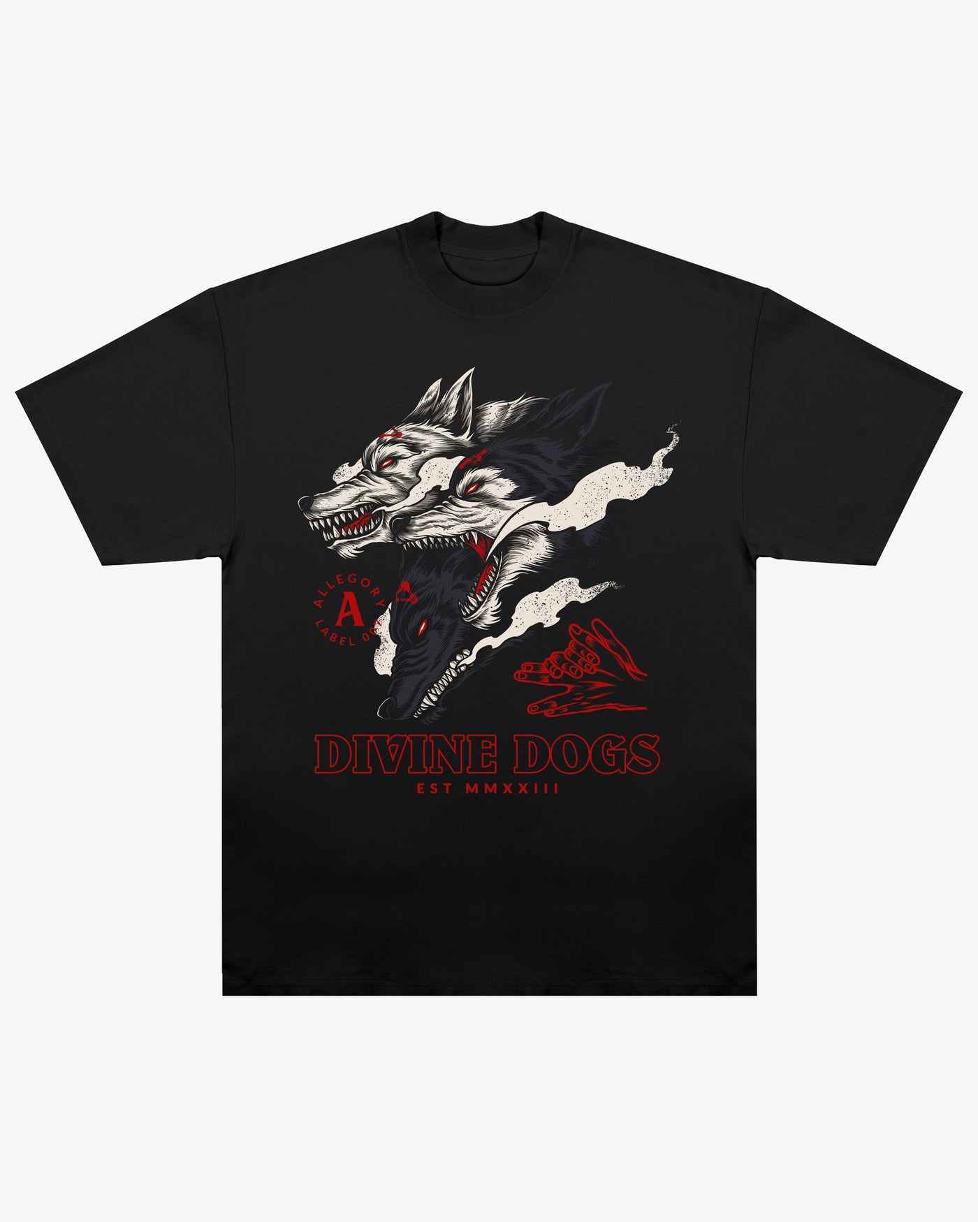 Divine Dogs Tee / Black