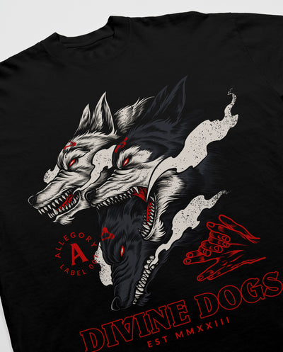 Divine Dogs Tee / Black