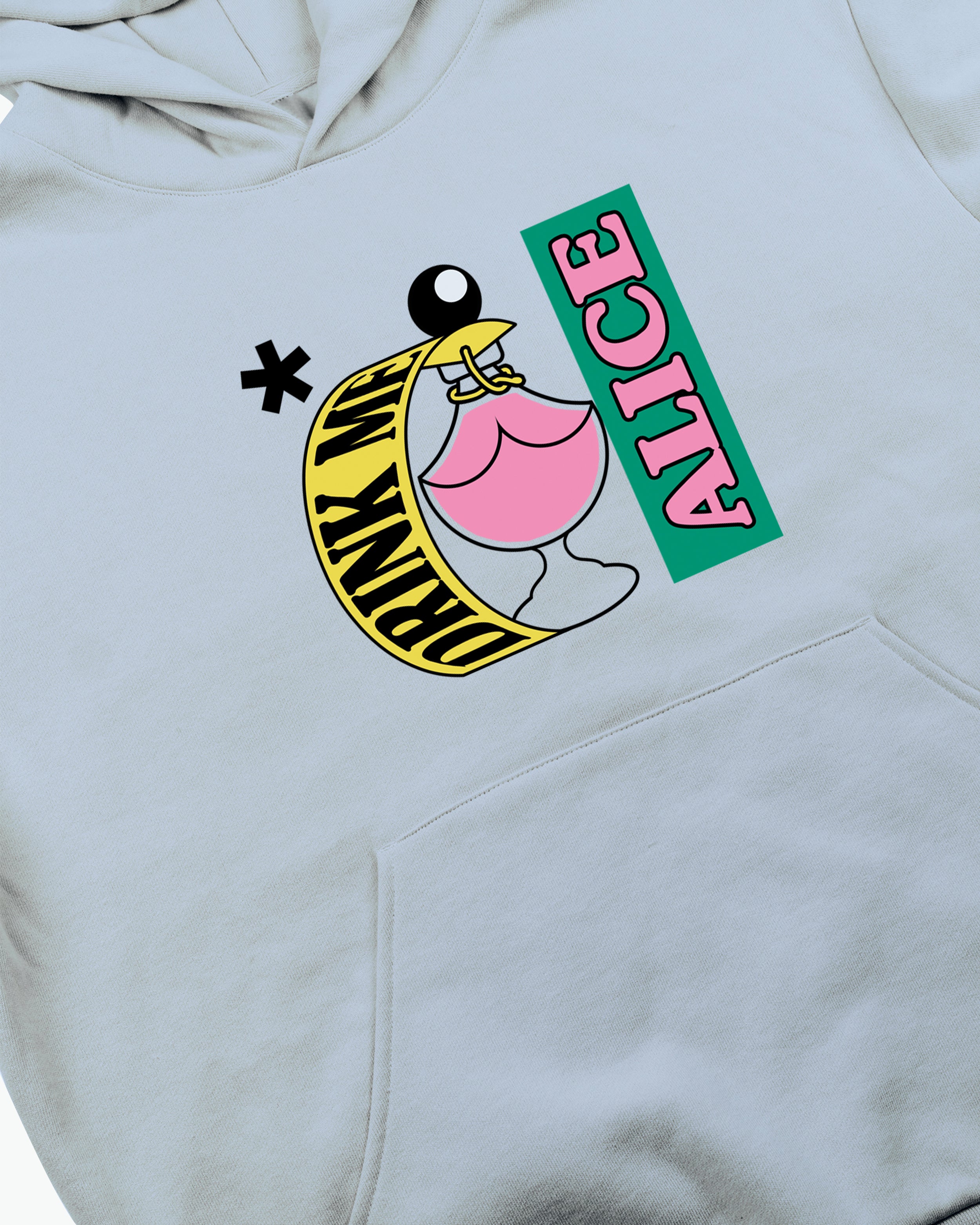 Drink Me Hoodie / Cloud Blue-2