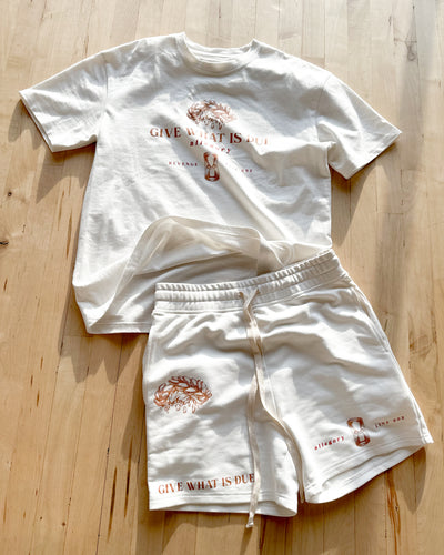 Give What Is Due Shorts / Off White
