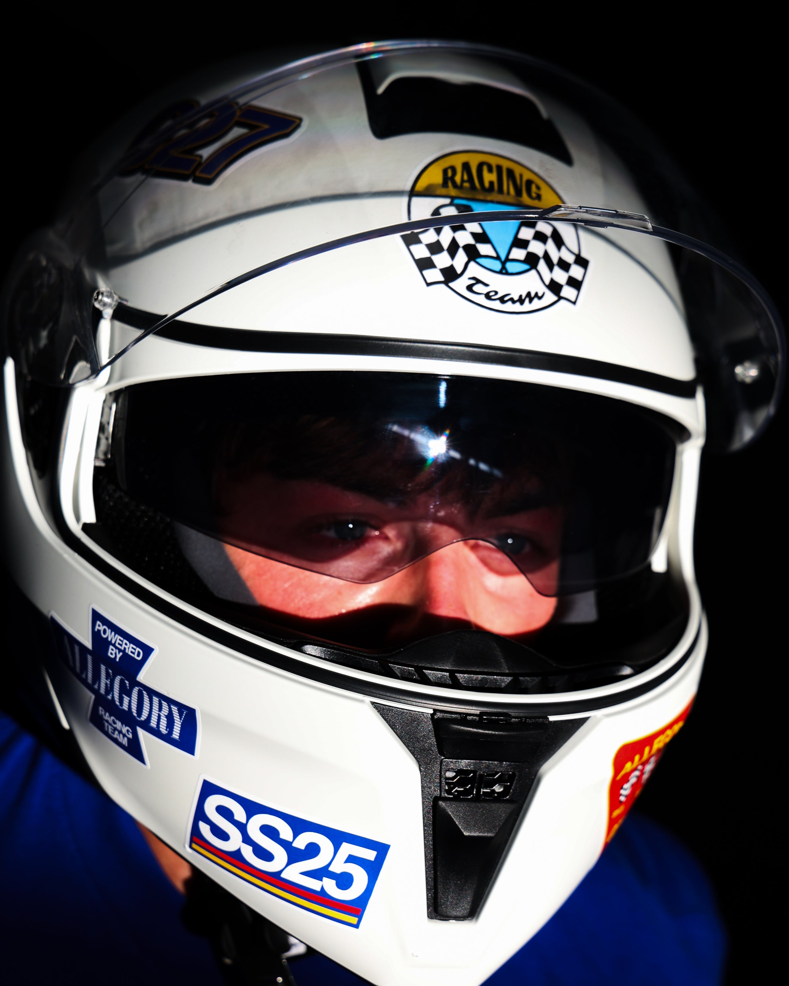 ALLEGORY RACING DIVISION MODIFIED HELMET — 1 of 1-1