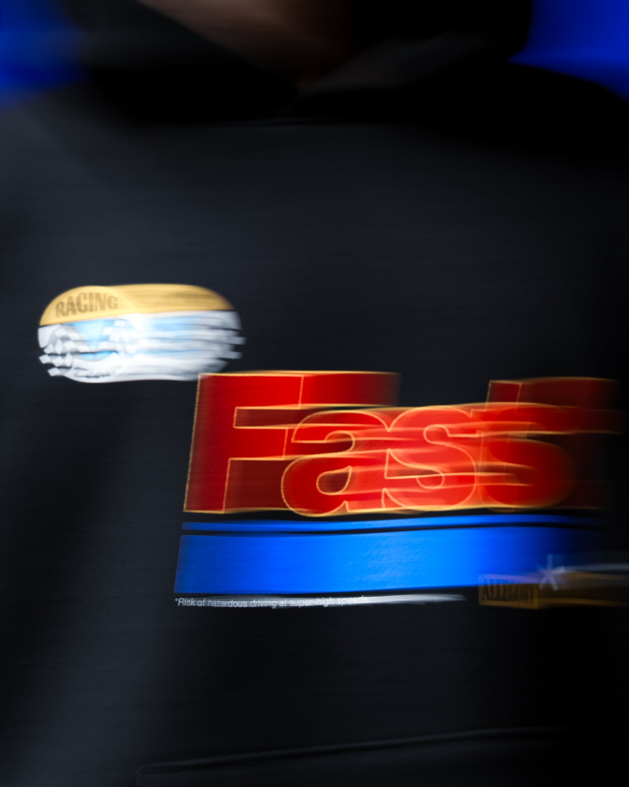Fast* Hoodie / Black-8
