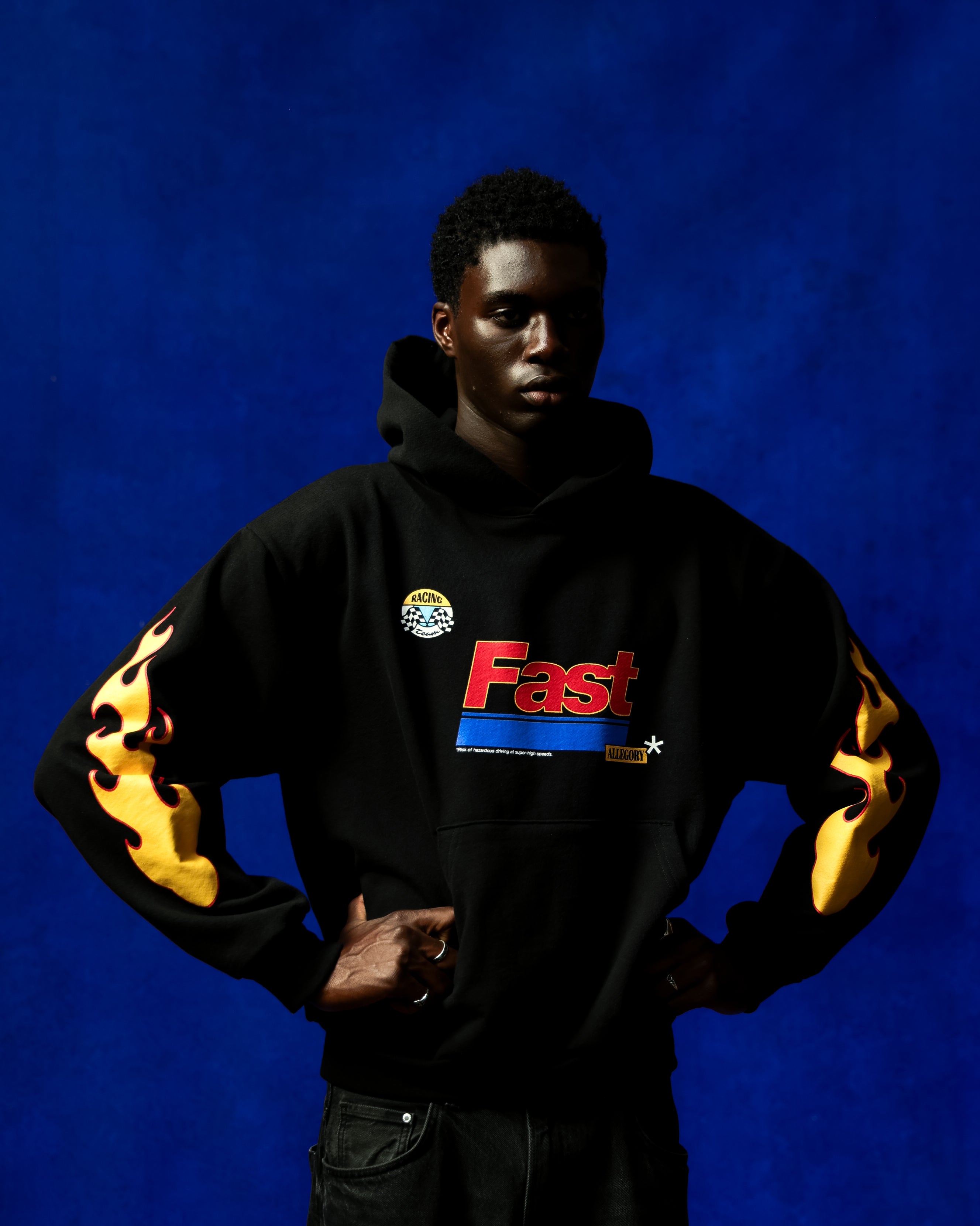 Fast* Hoodie / Black-9