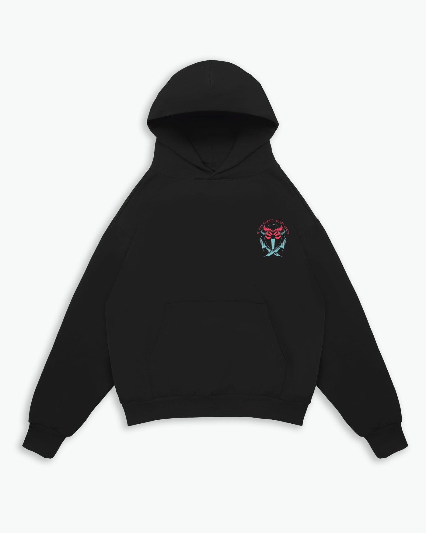 The Heart Was Always Within Reach Hoodie / Black