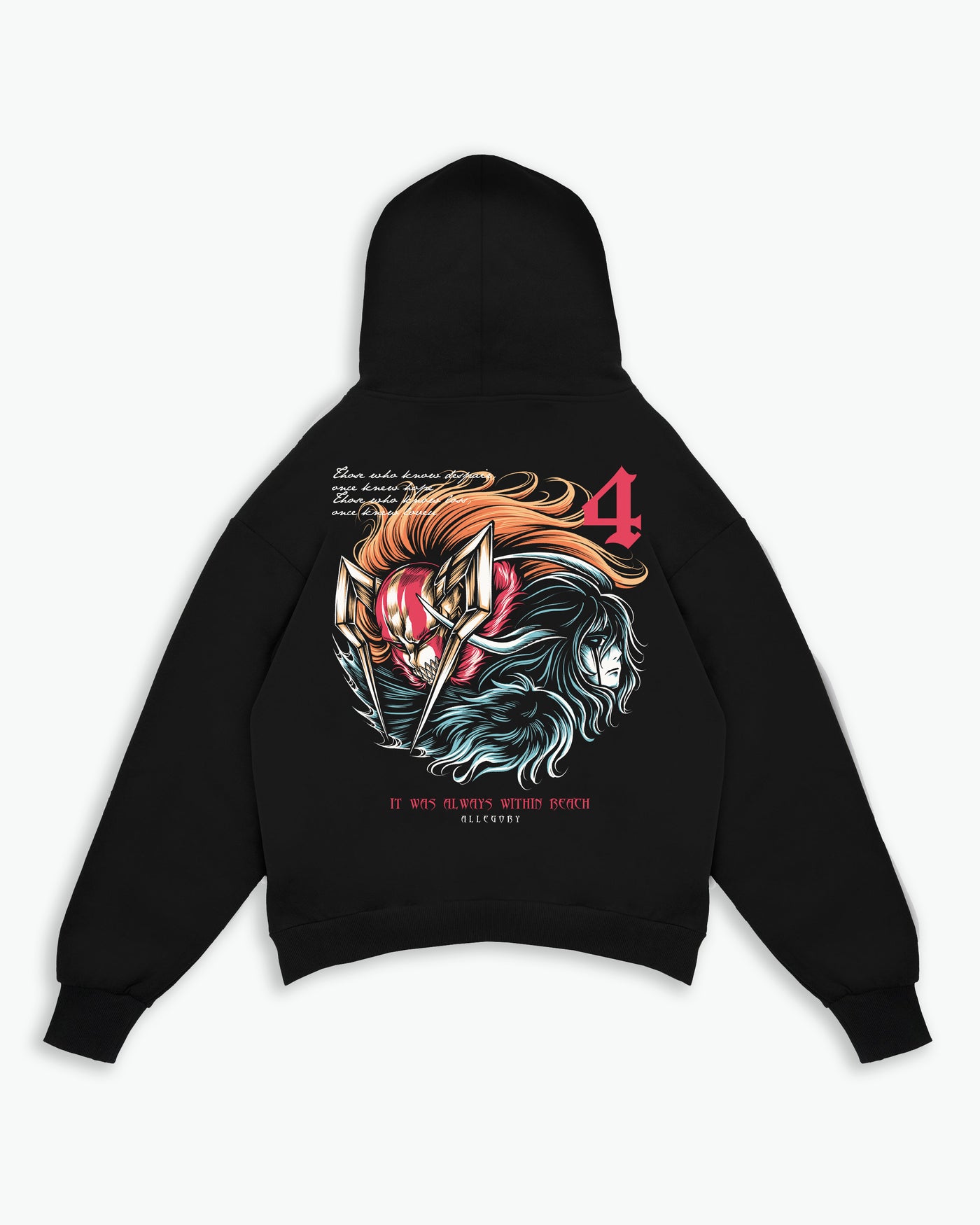 The Heart Was Always Within Reach Hoodie / Black