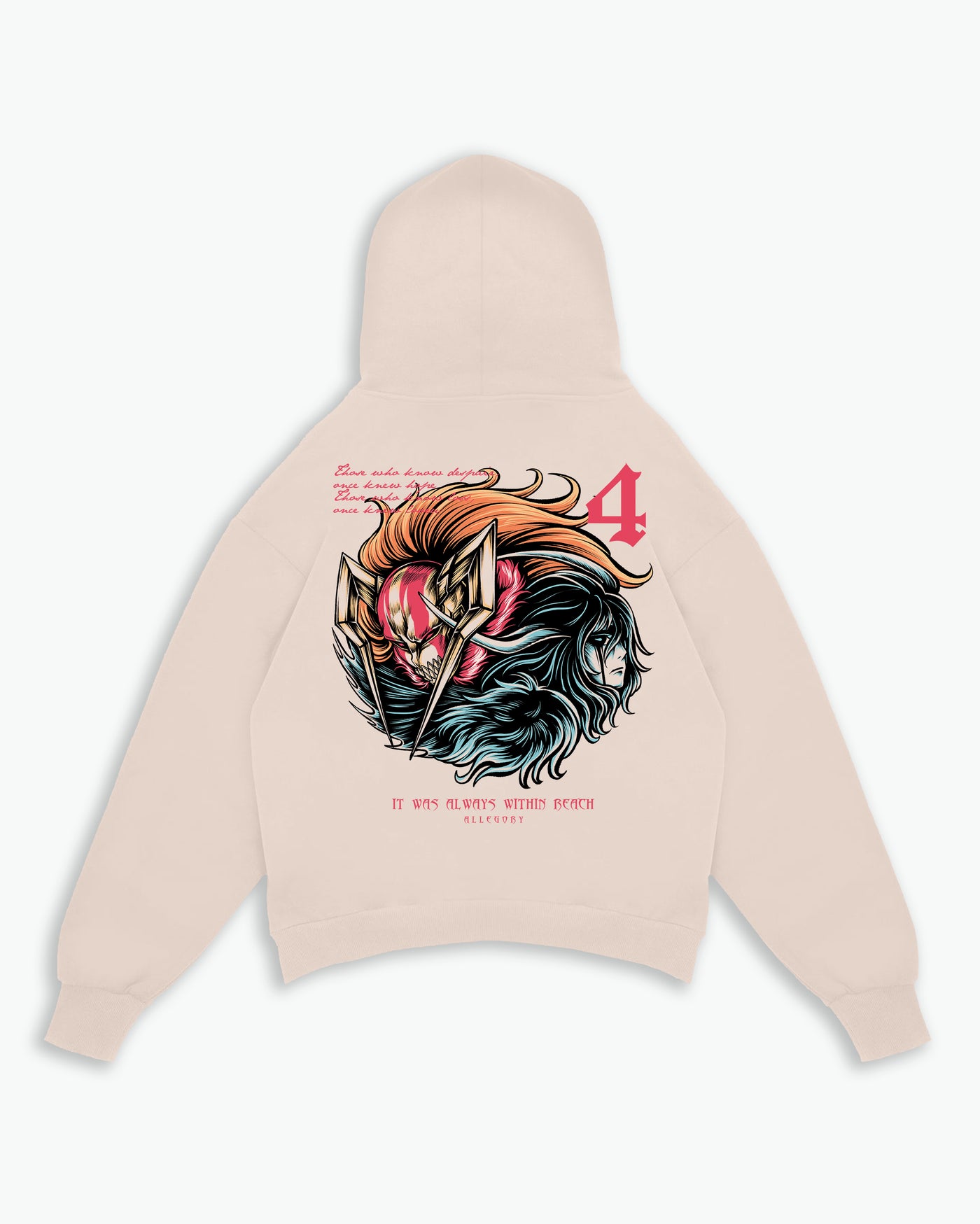 The Heart Was Always Within Reach Hoodie / Cream