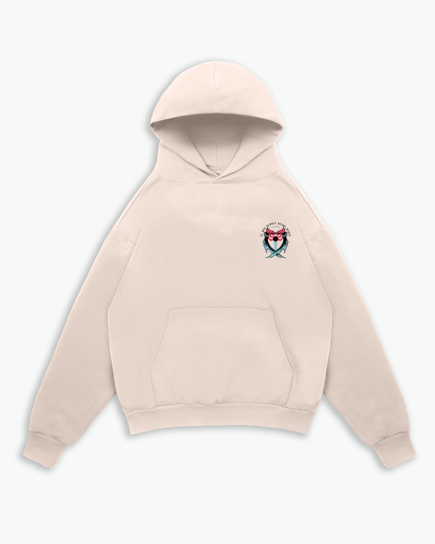 The Heart Was Always Within Reach Hoodie / Cream