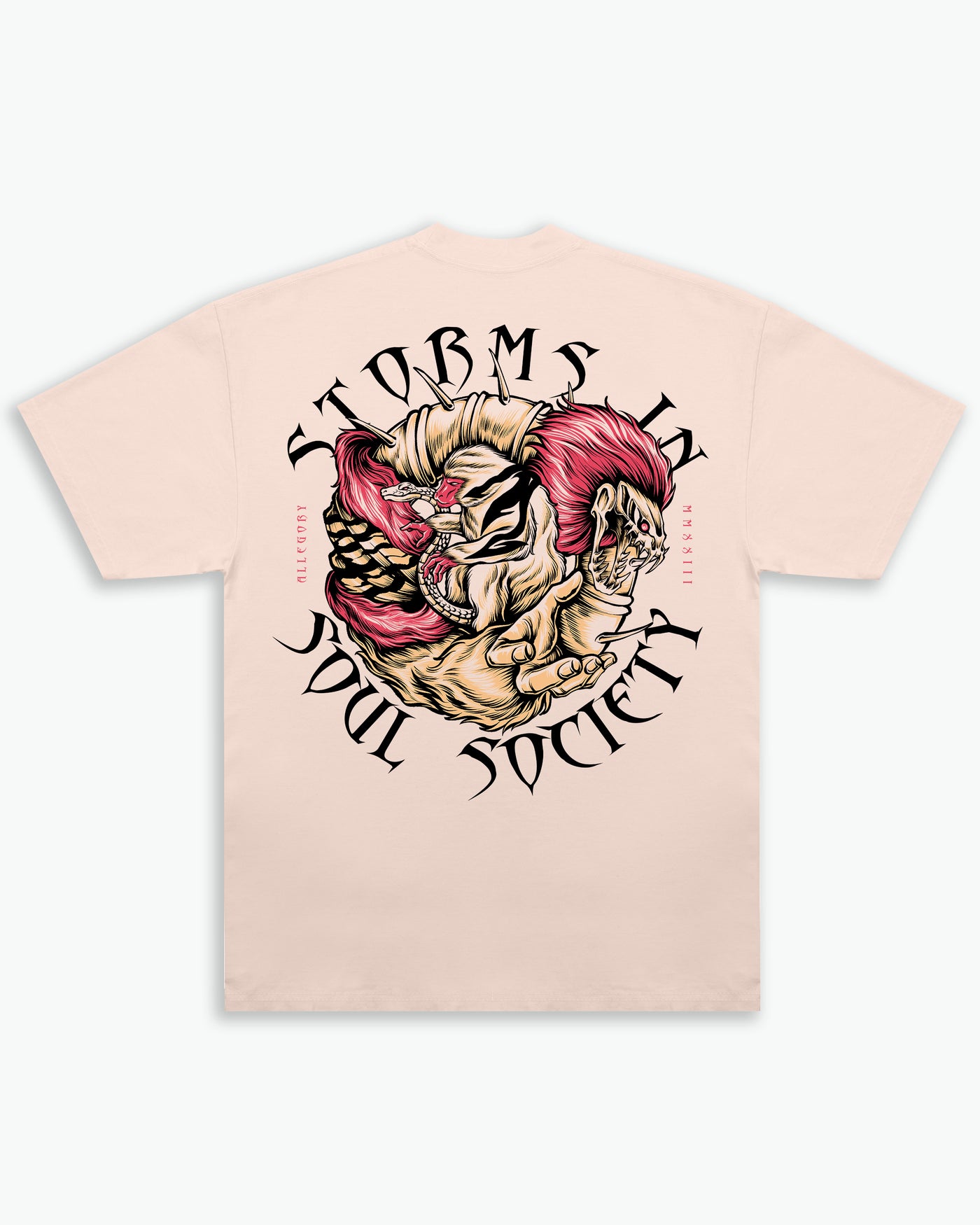 Storms In Soul Society Tee / Cream