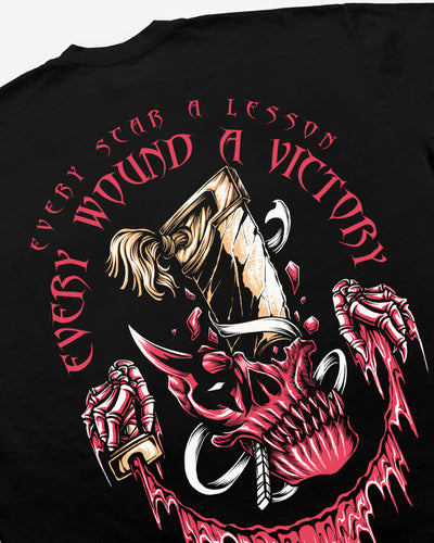 Every Scar A Lesson Tee / Black