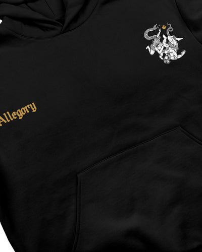 Fall of Man Hoodie / Black