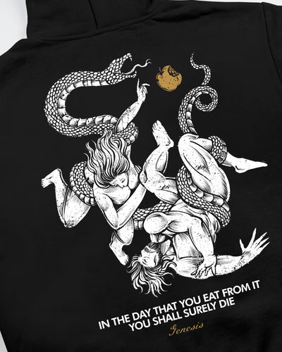 Fall of Man Hoodie / Black