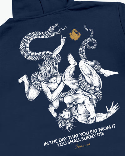 Fall of Man Hoodie / Navy