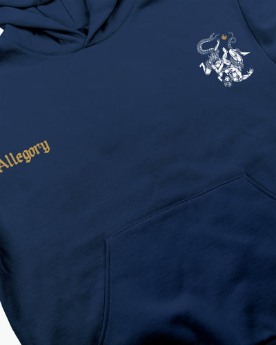 Fall of Man Hoodie / Navy