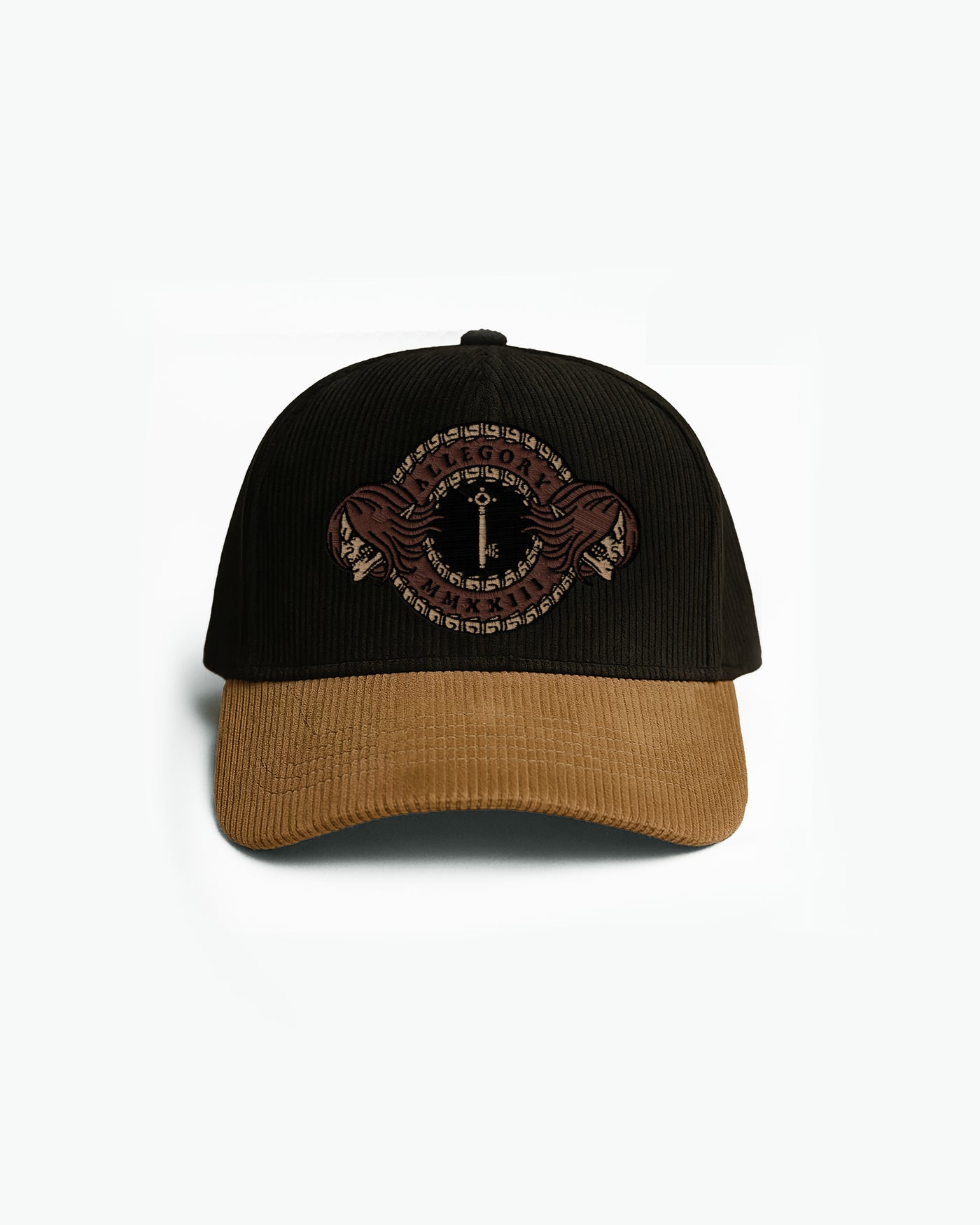 Memory Inheritance Premium Corduroy Hat / Black / Harvest Gold