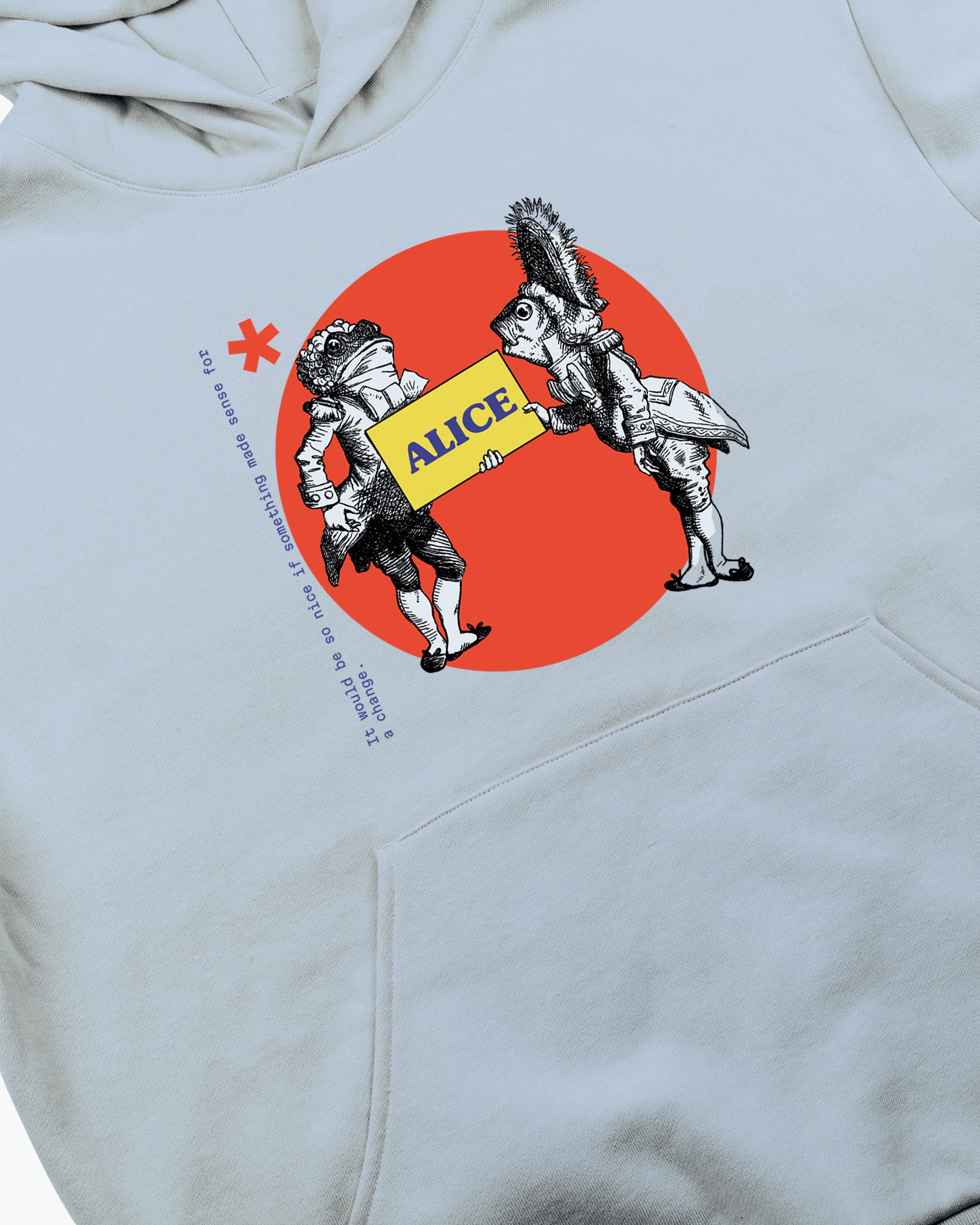 Fish and Frog Hoodie / Cloud Blue-2