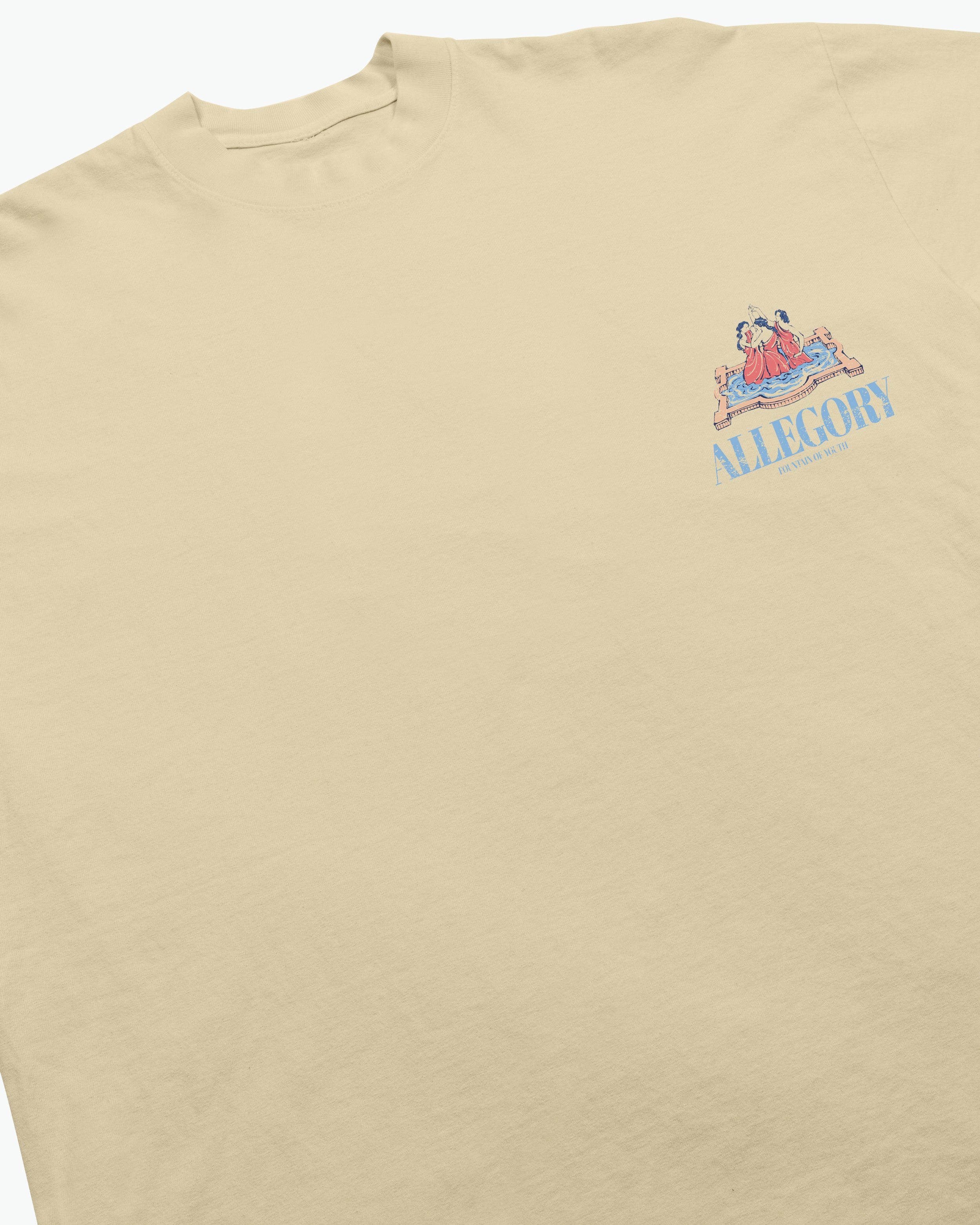 Fountain of Youth Tee / Washed Gold-4