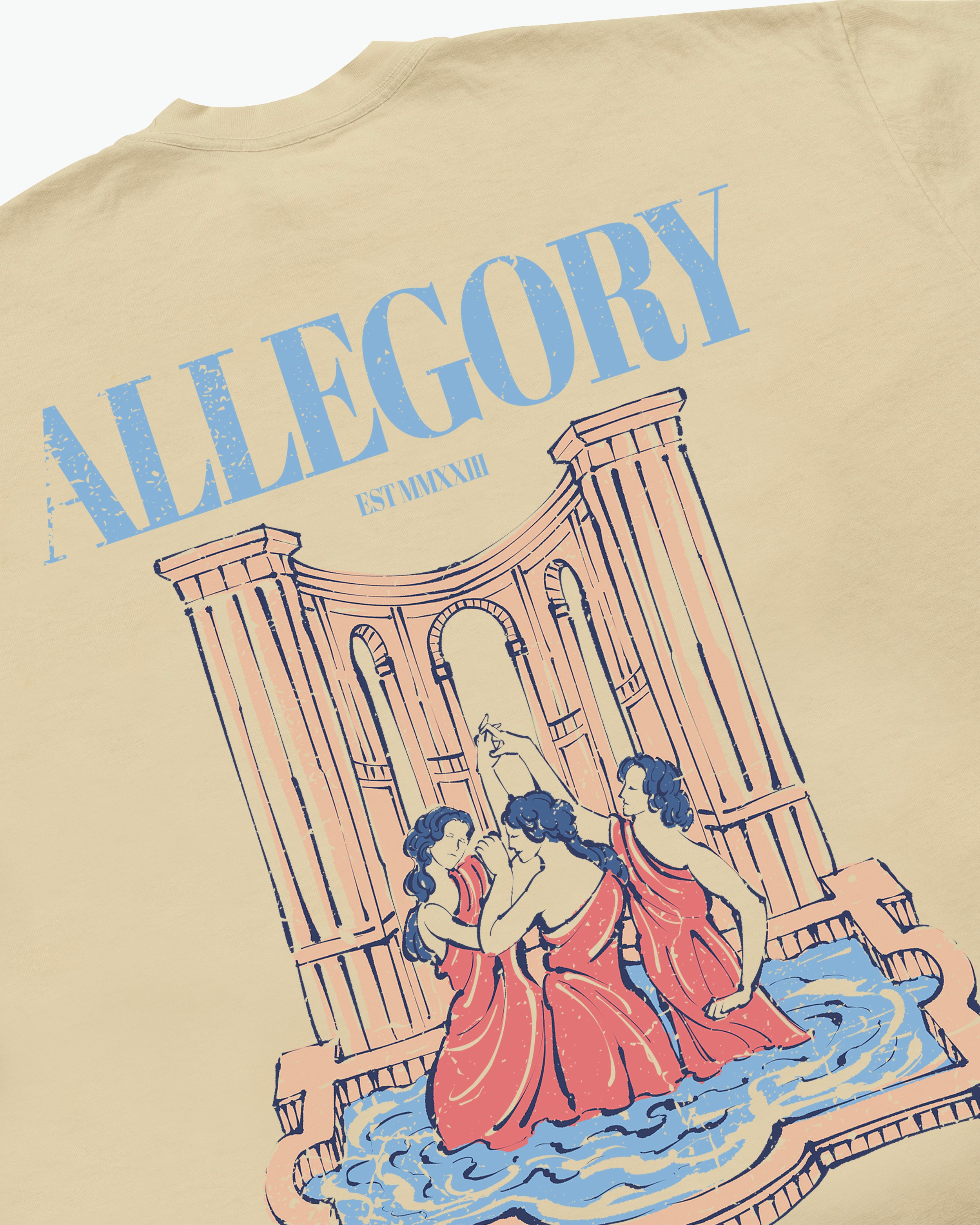 Fountain of Youth Tee / Washed Gold-3