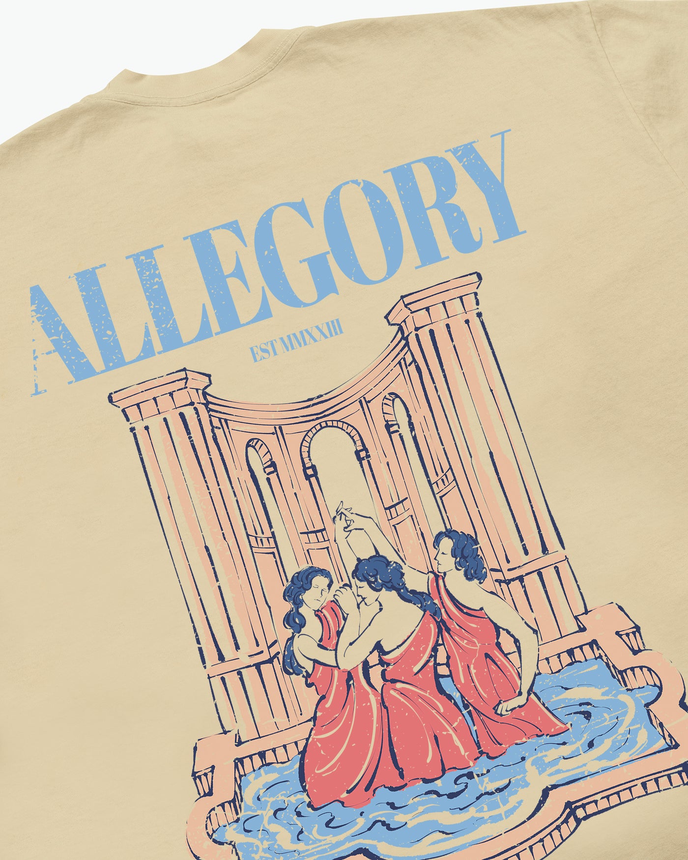 Fountain of Youth Tee / Washed Gold