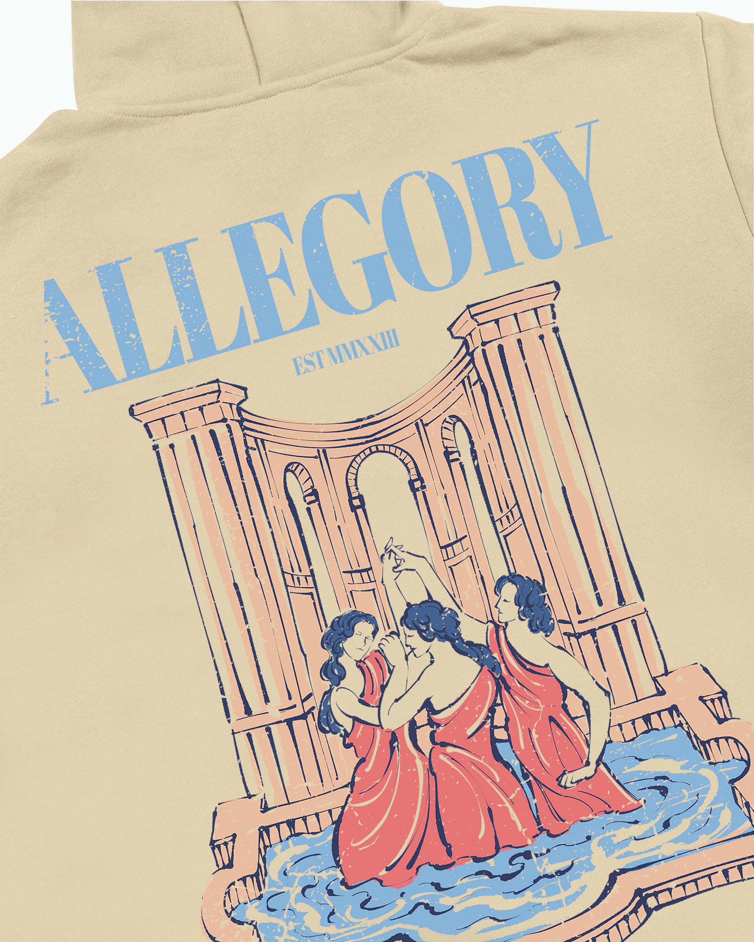 Fountain of Youth Hoodie / Washed Gold-3