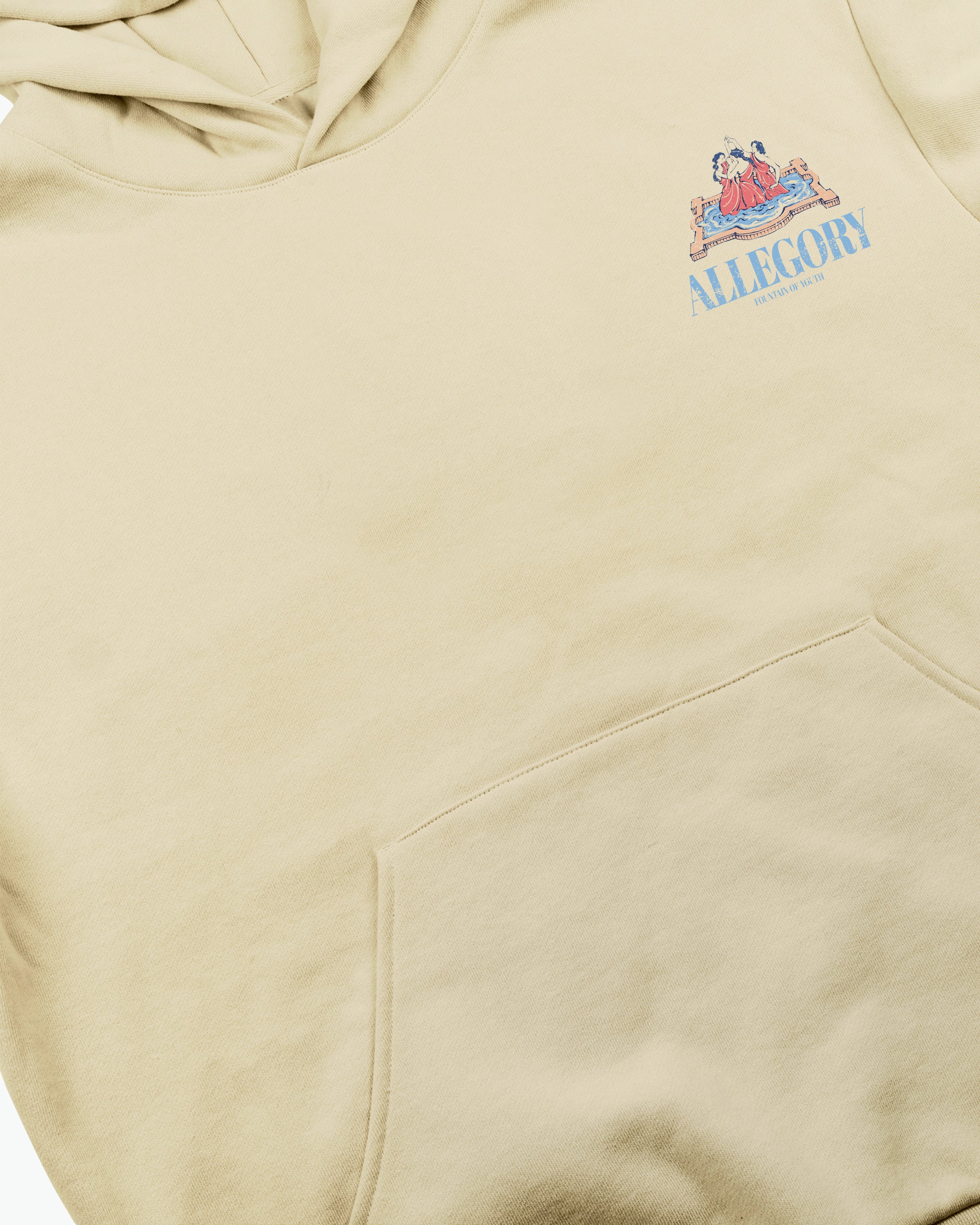 Fountain of Youth Hoodie / Washed Gold-4