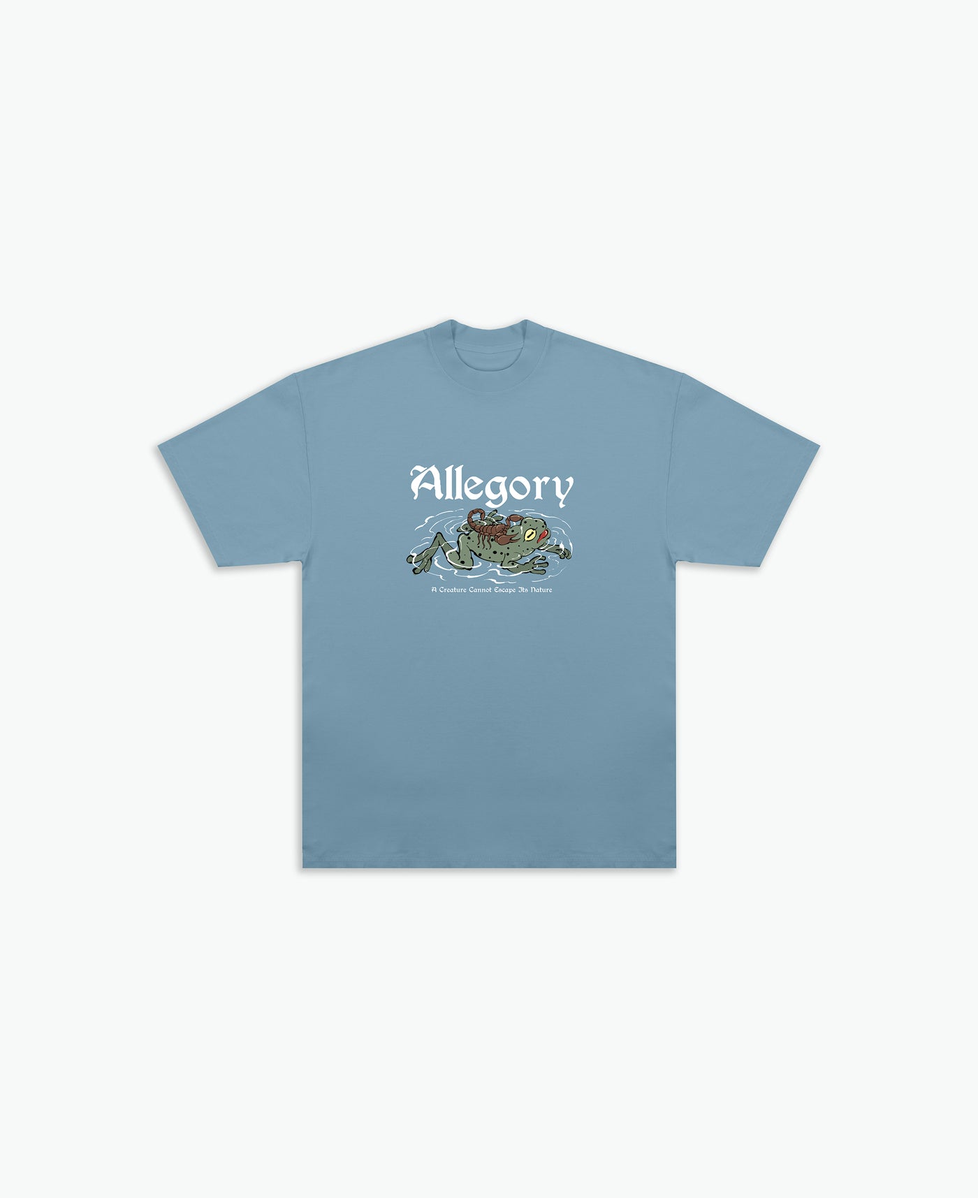 Scorpion and The Frog Tee / Soft Denim Blue