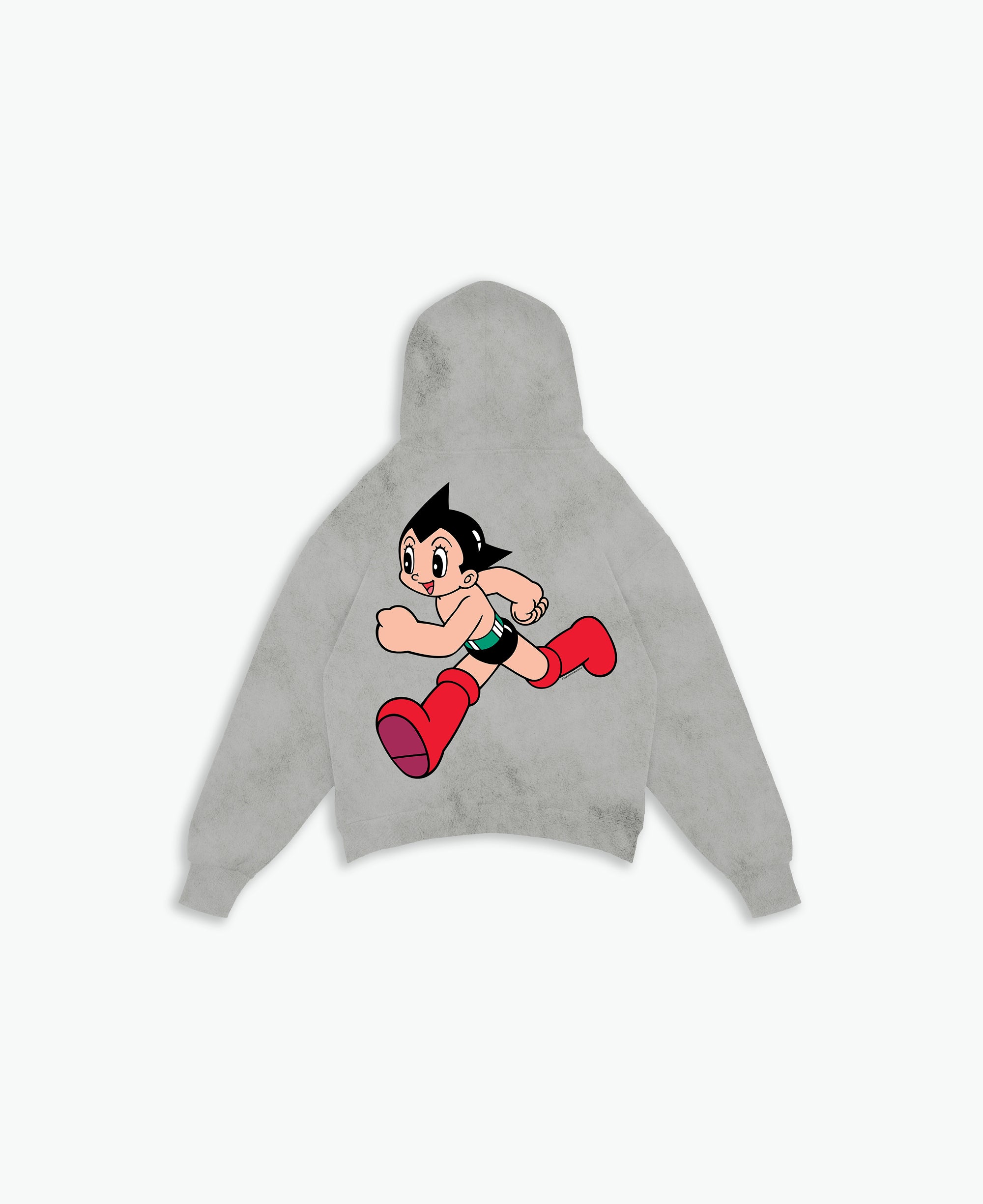 Big Red Boots Hoodie For Astro Boy / Washed Stone