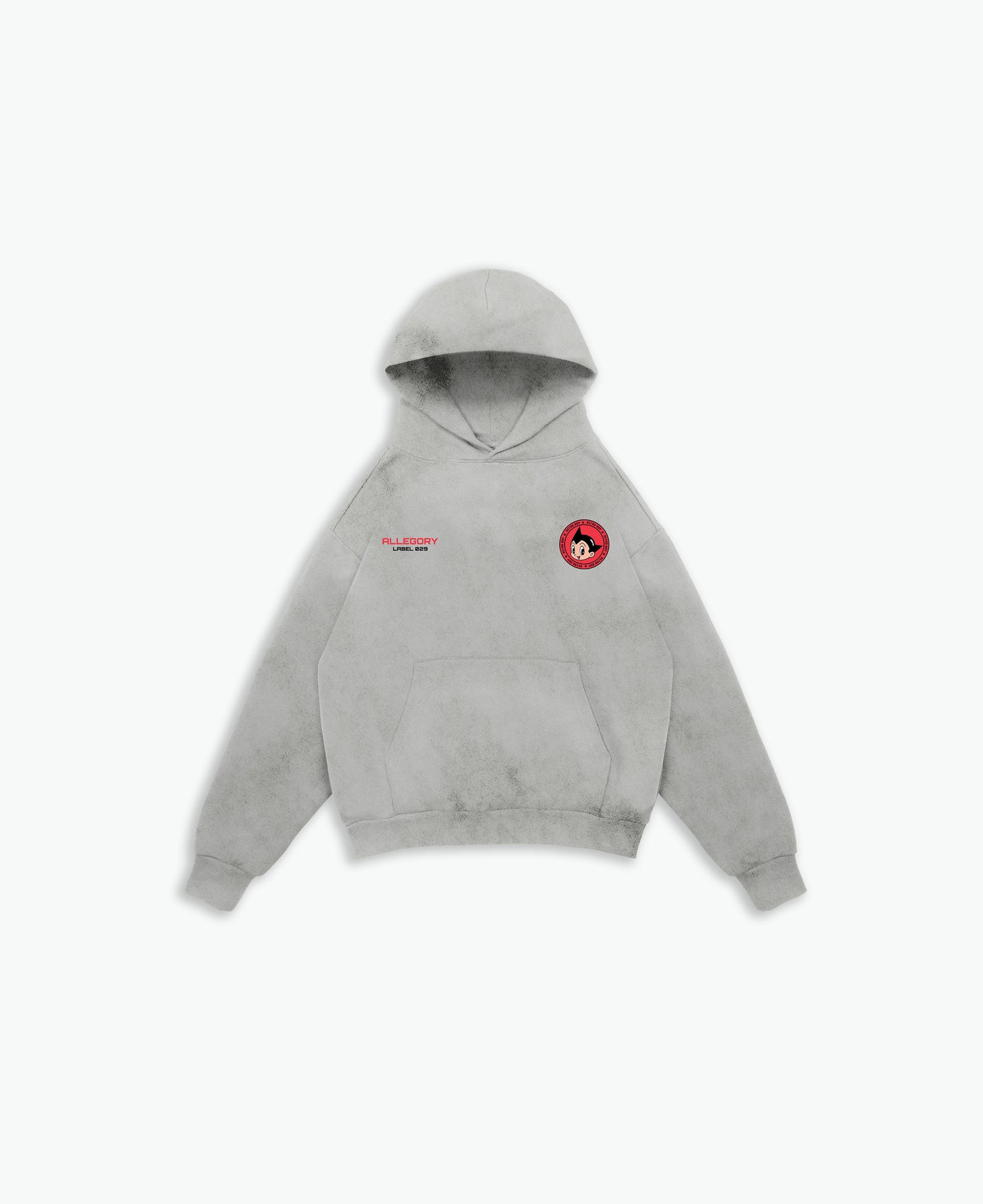 Big Red Boots Hoodie For Astro Boy / Washed Stone