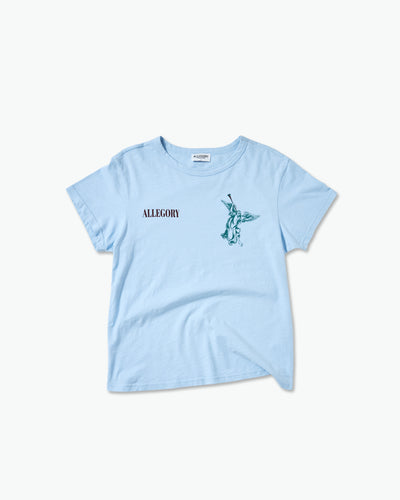 Seven Trumpets Heritage Tee / Cloud Blue